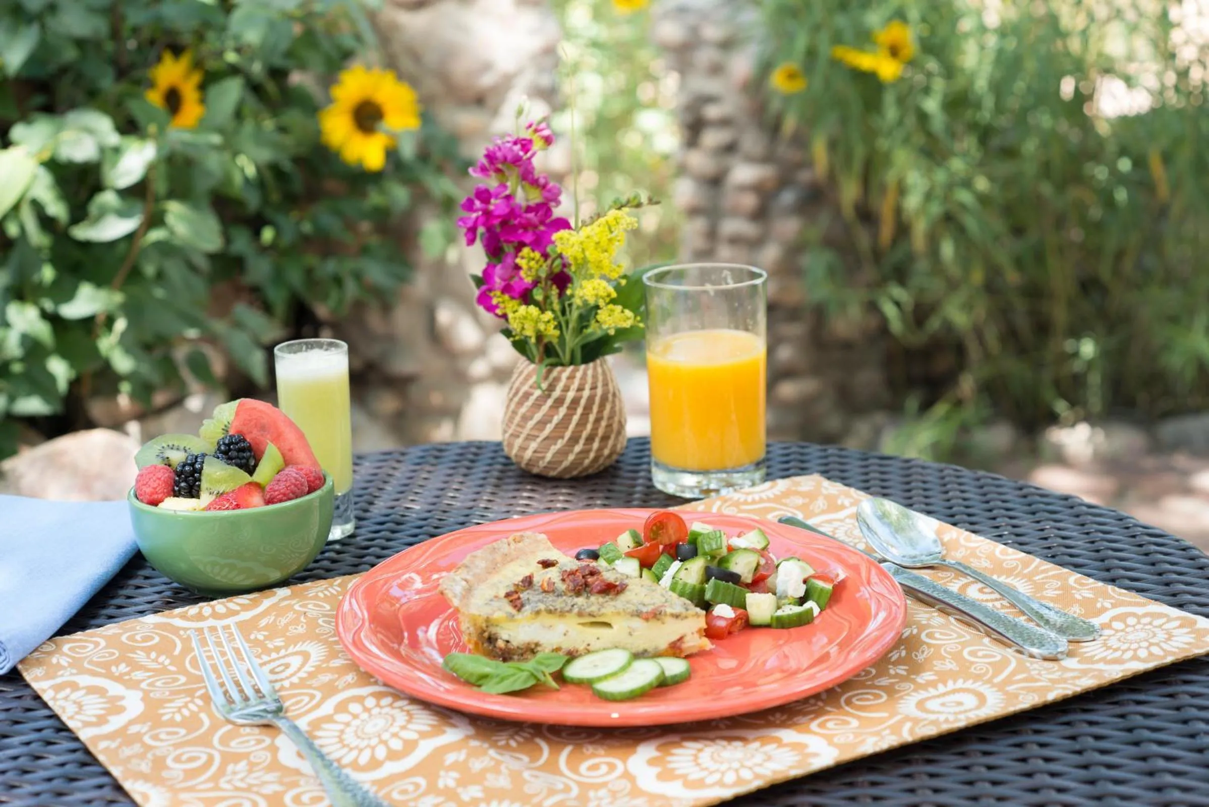 Breakfast in Inn of the Turquoise Bear