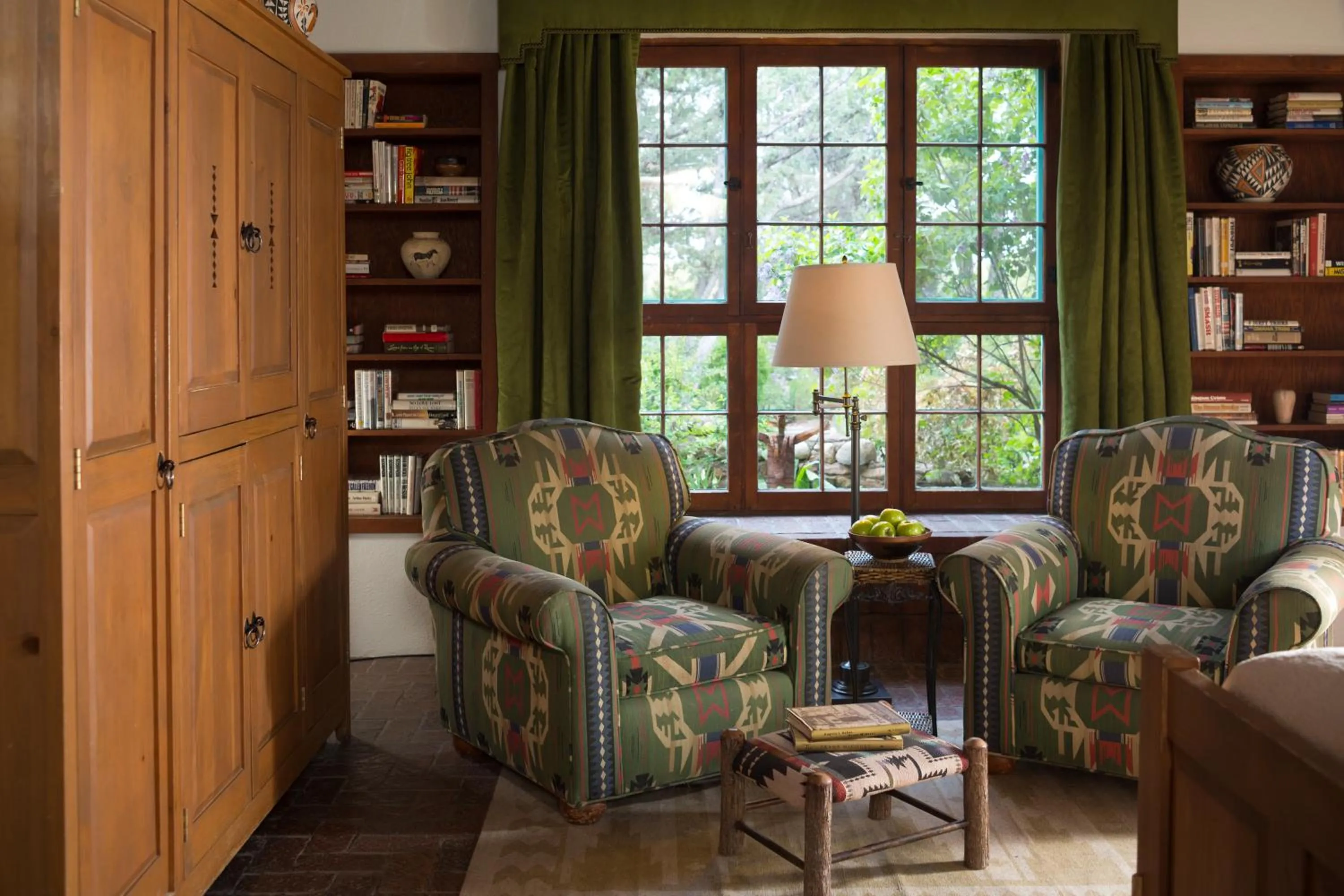 Seating area in Inn of the Turquoise Bear