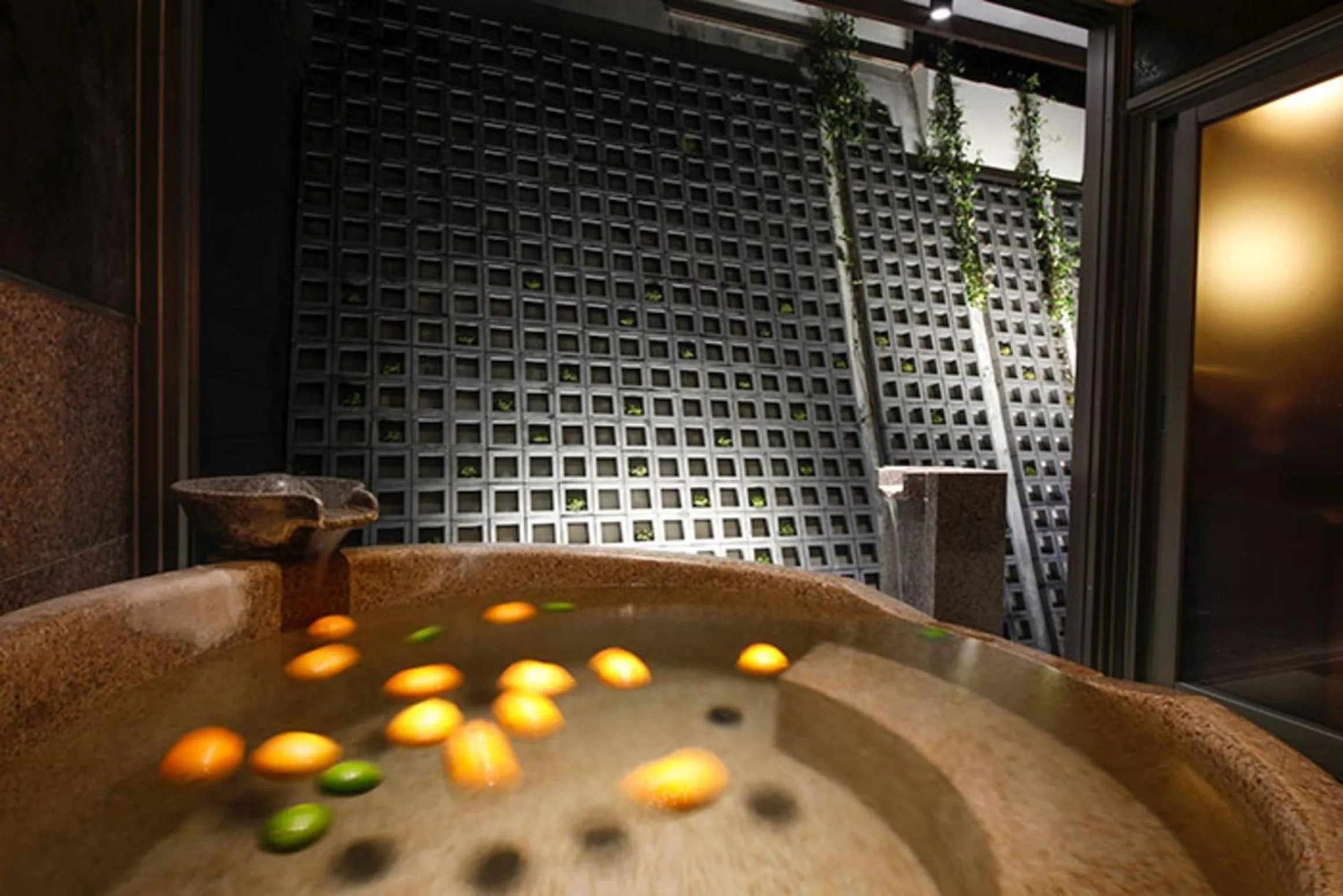 Hot Spring Bath in Yuraku Kinosaki Spa & Gardens