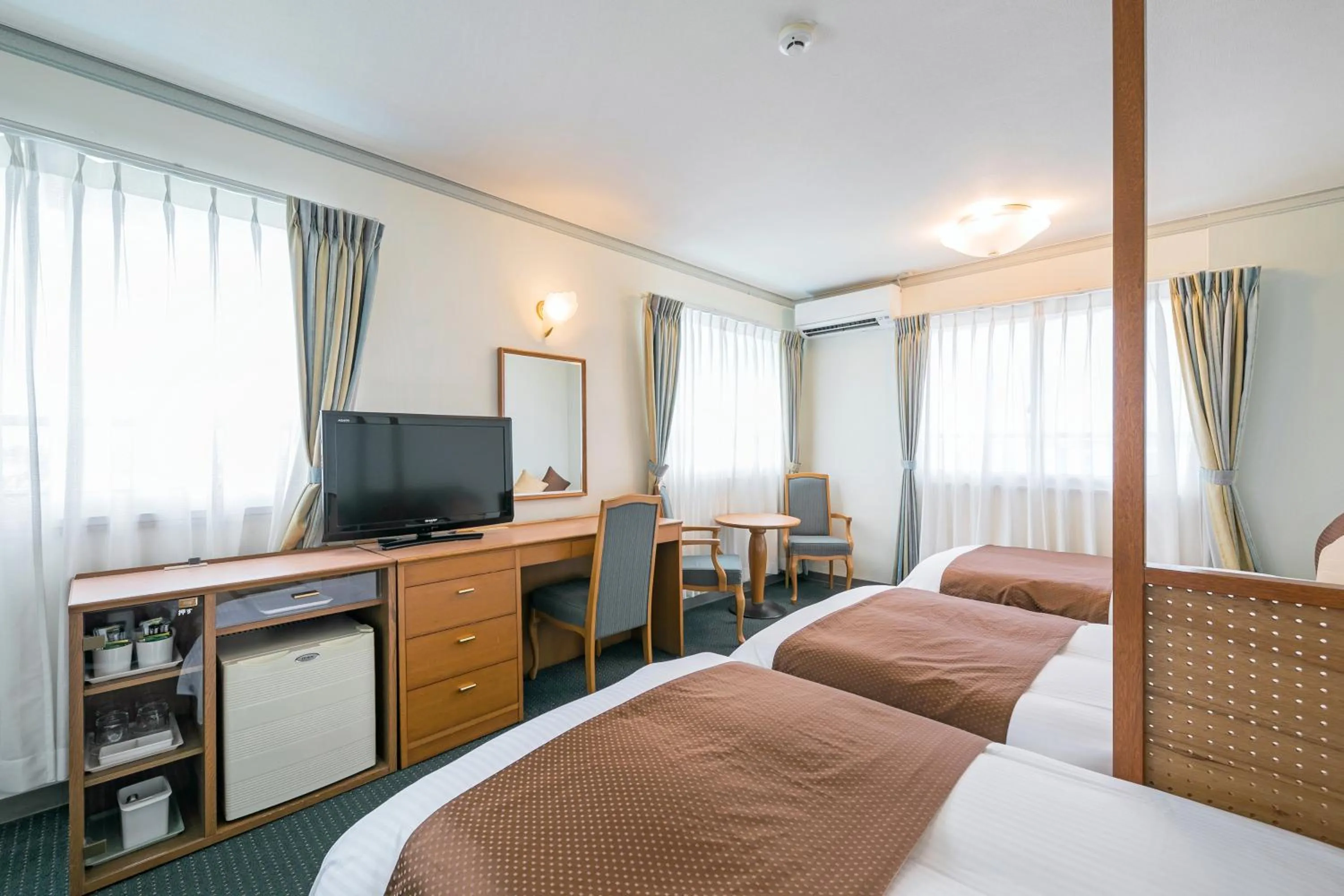 Bed in Hotel Miyahira