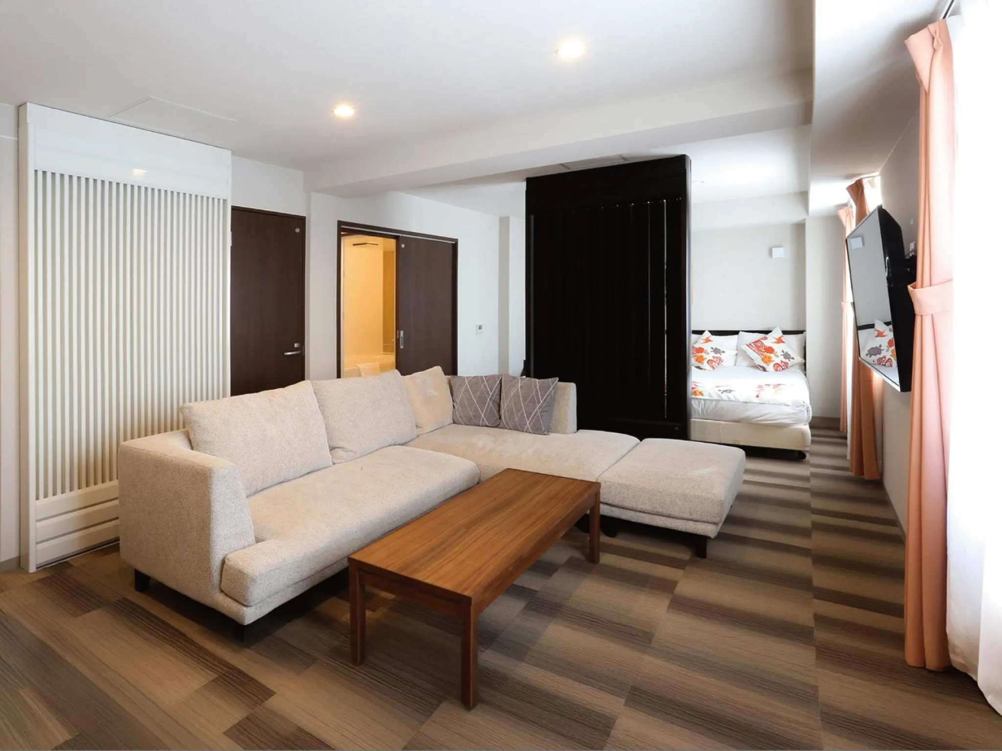 Living room in Hotel Naha City -Kokusai Street-
