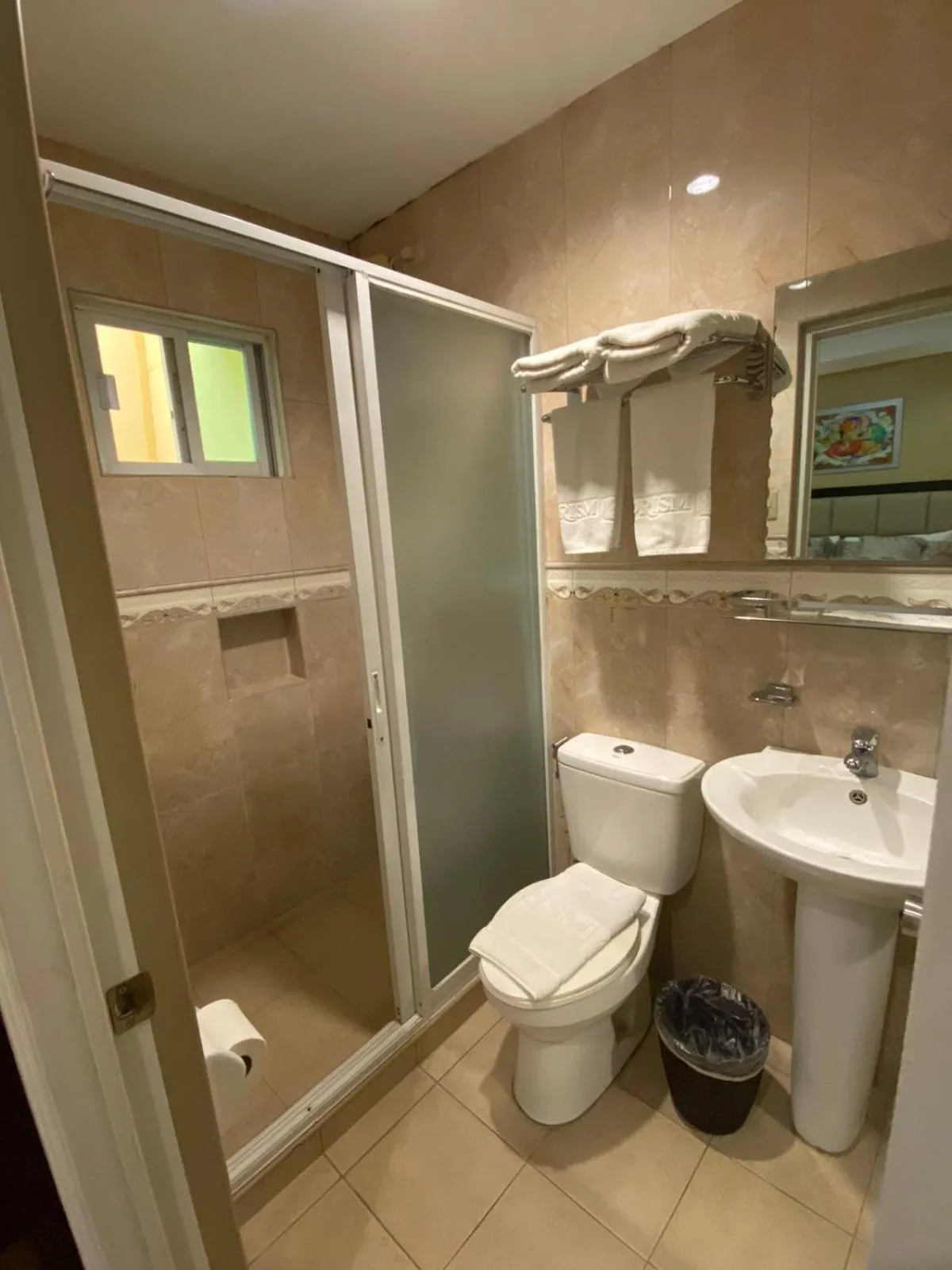 Bathroom in Prism Hotel