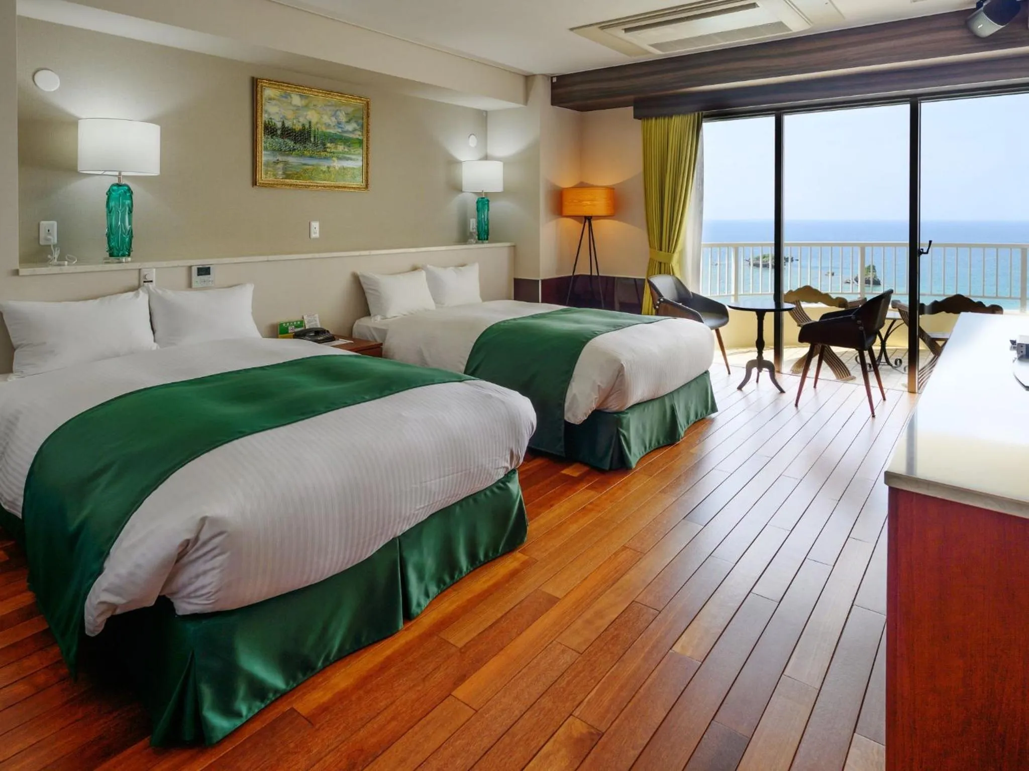 Natural landscape, Bed in Hotel Resonex Nago