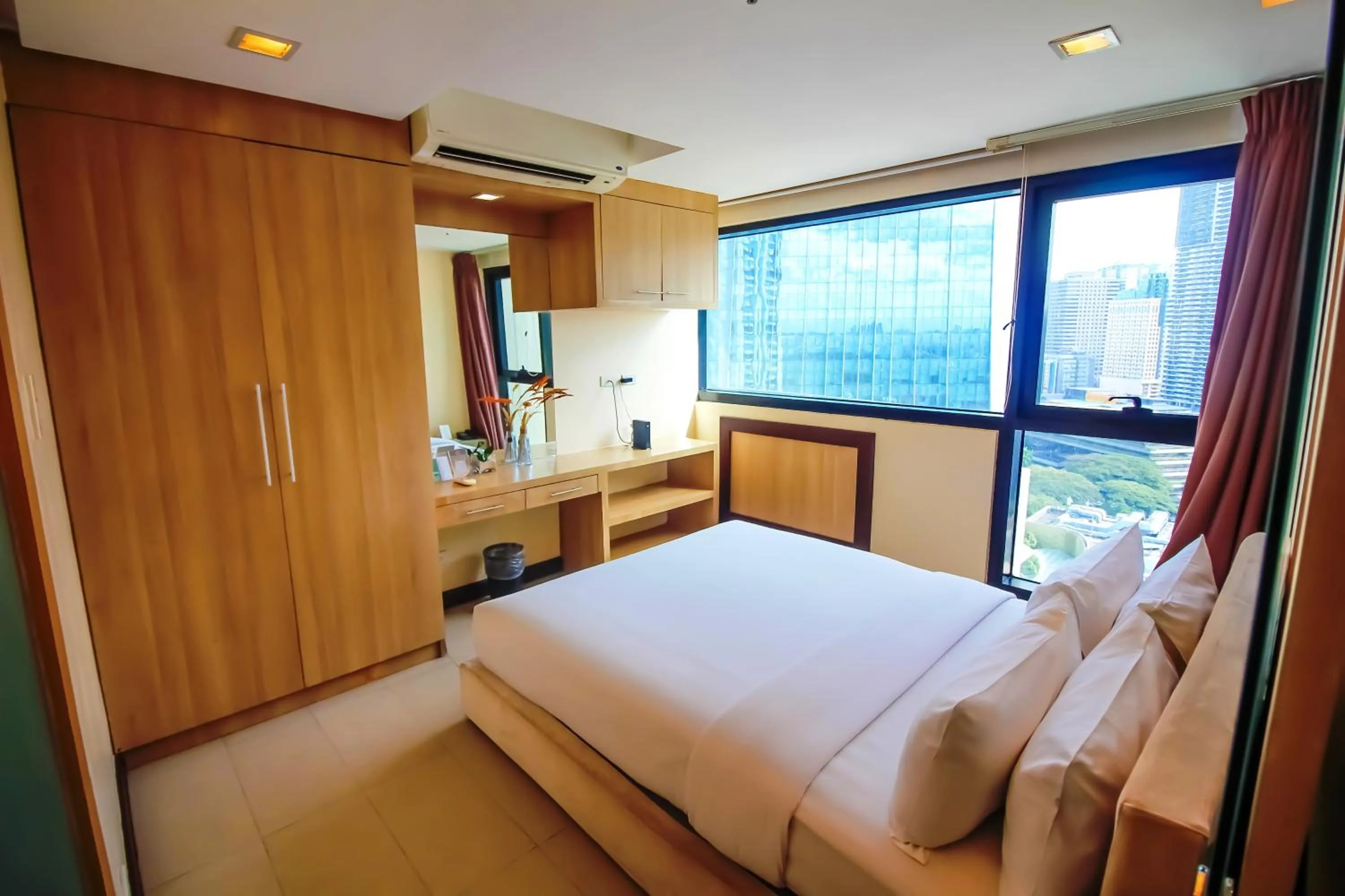 Photo of the whole room, Bed in BSA Twin Towers
