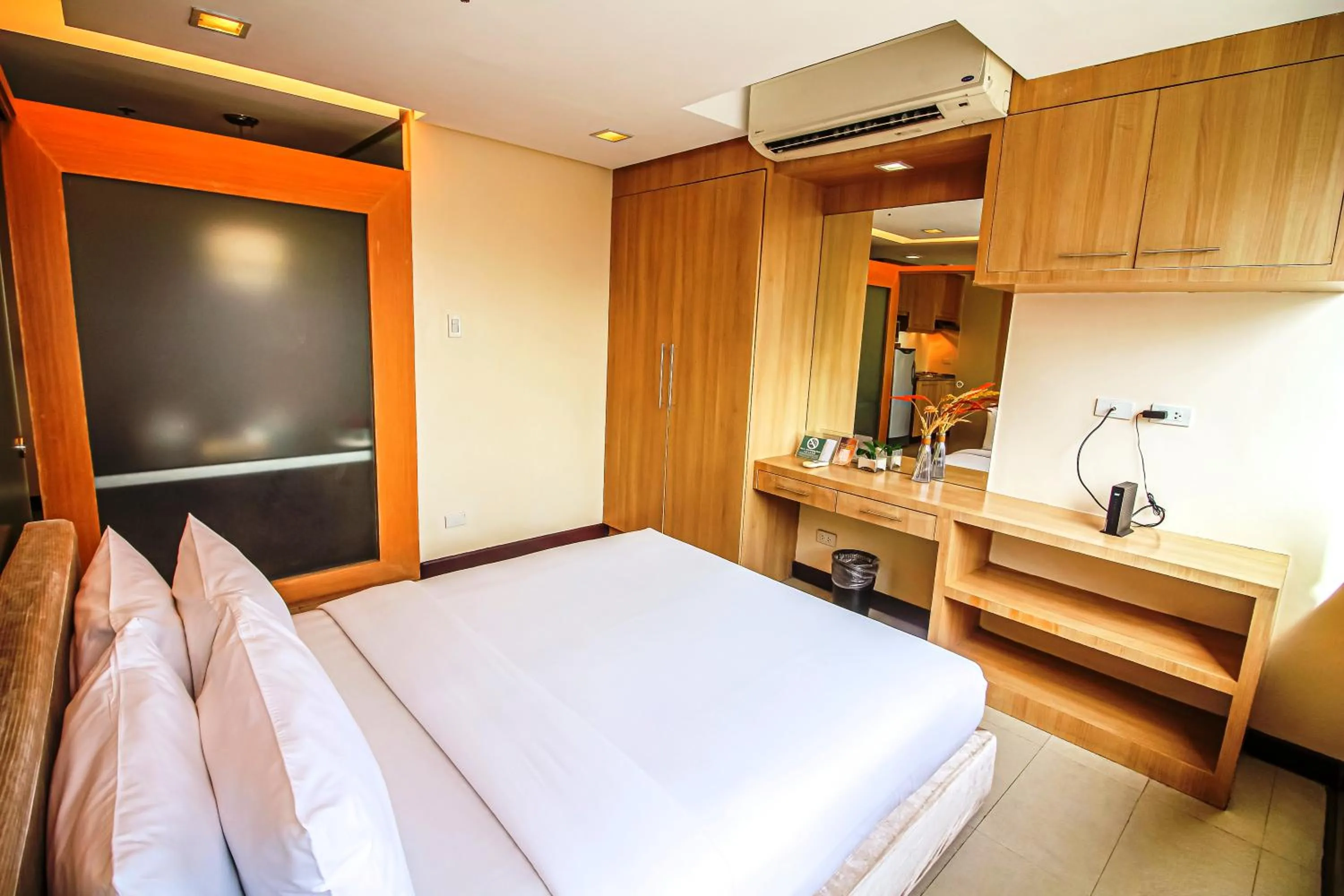 Photo of the whole room, Bed in BSA Twin Towers