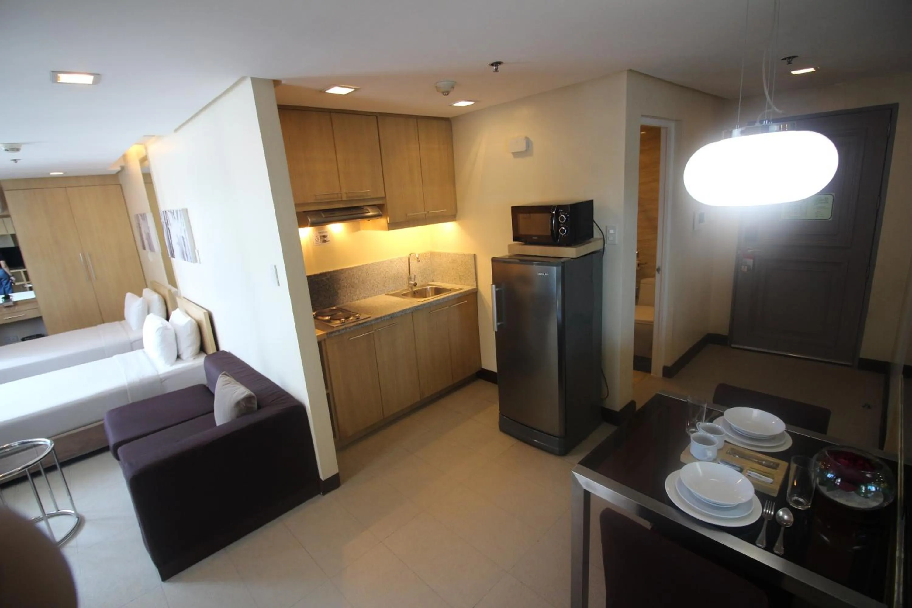 Kitchen or kitchenette in BSA Twin Towers
