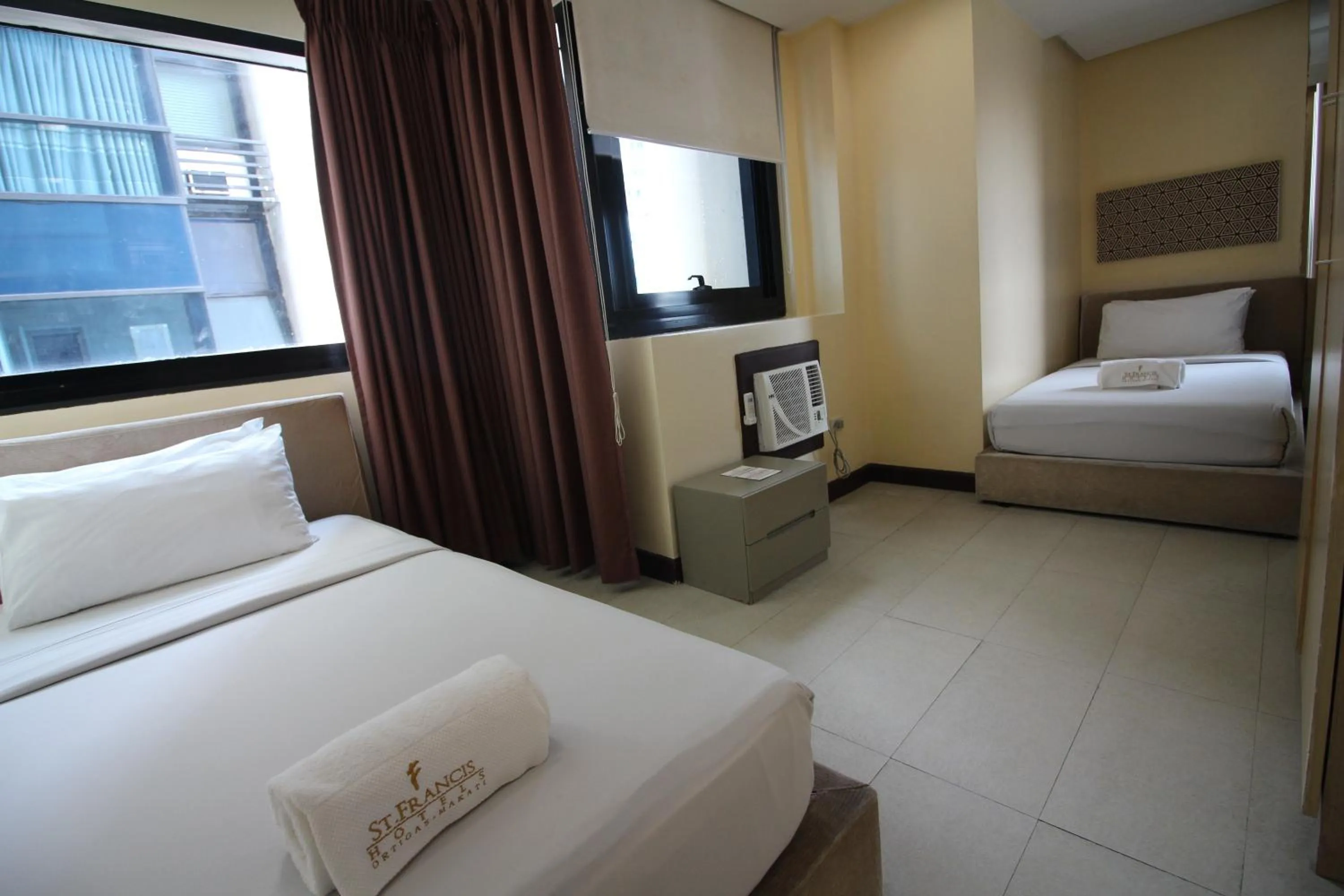 Photo of the whole room, Bed in BSA Twin Towers