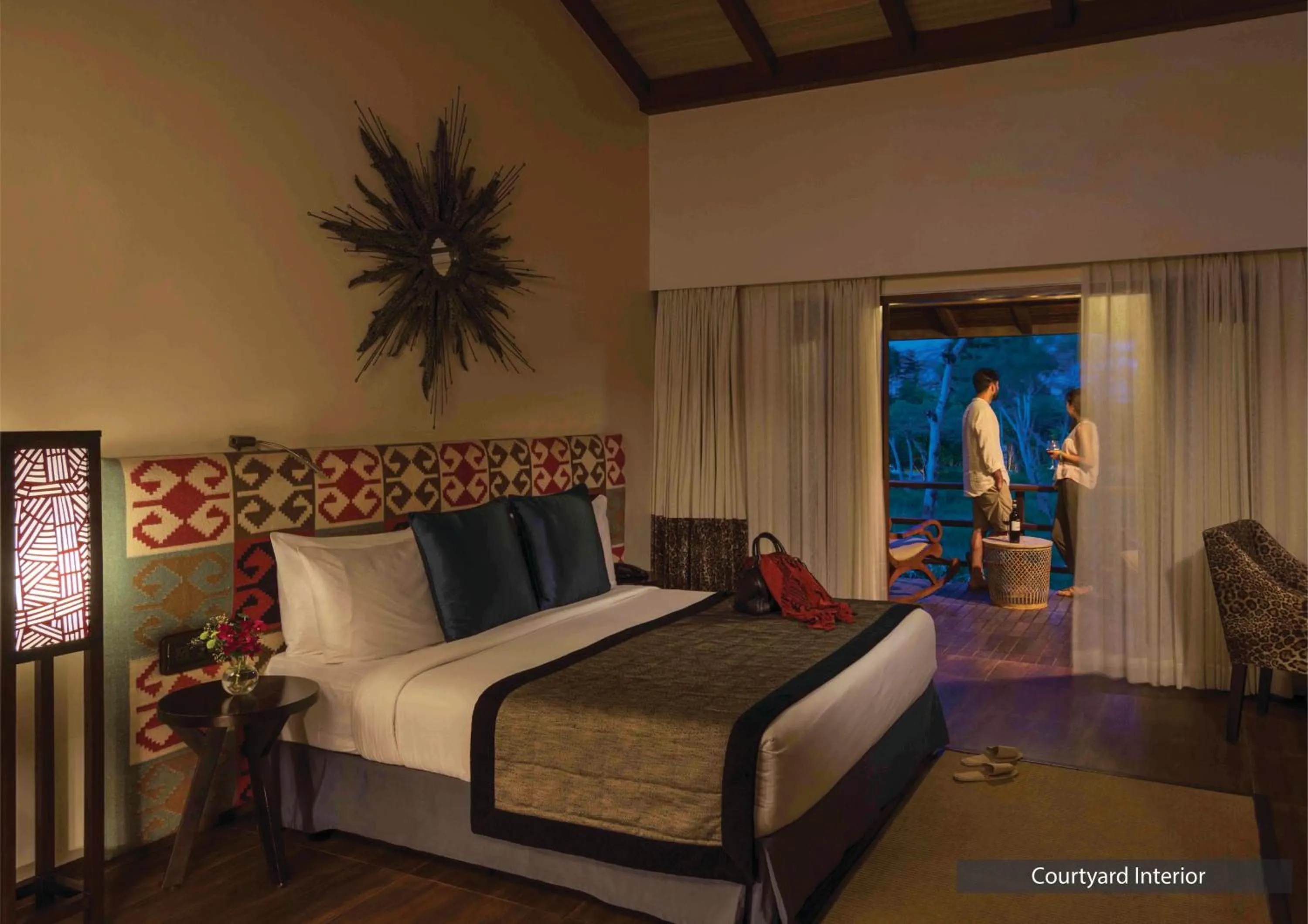 Bed in The Serai Bandipur