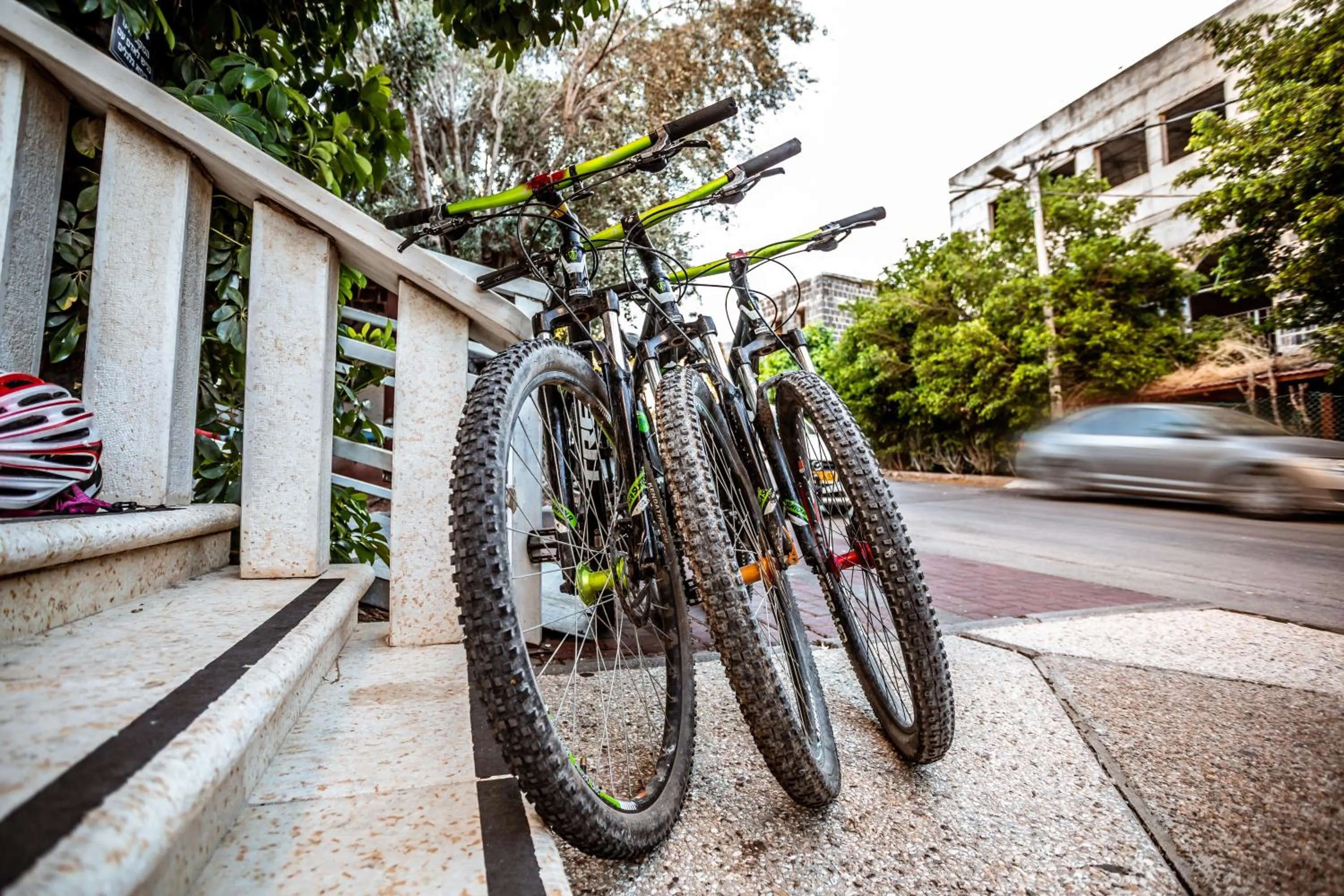 Cycling in Emily's Hotel