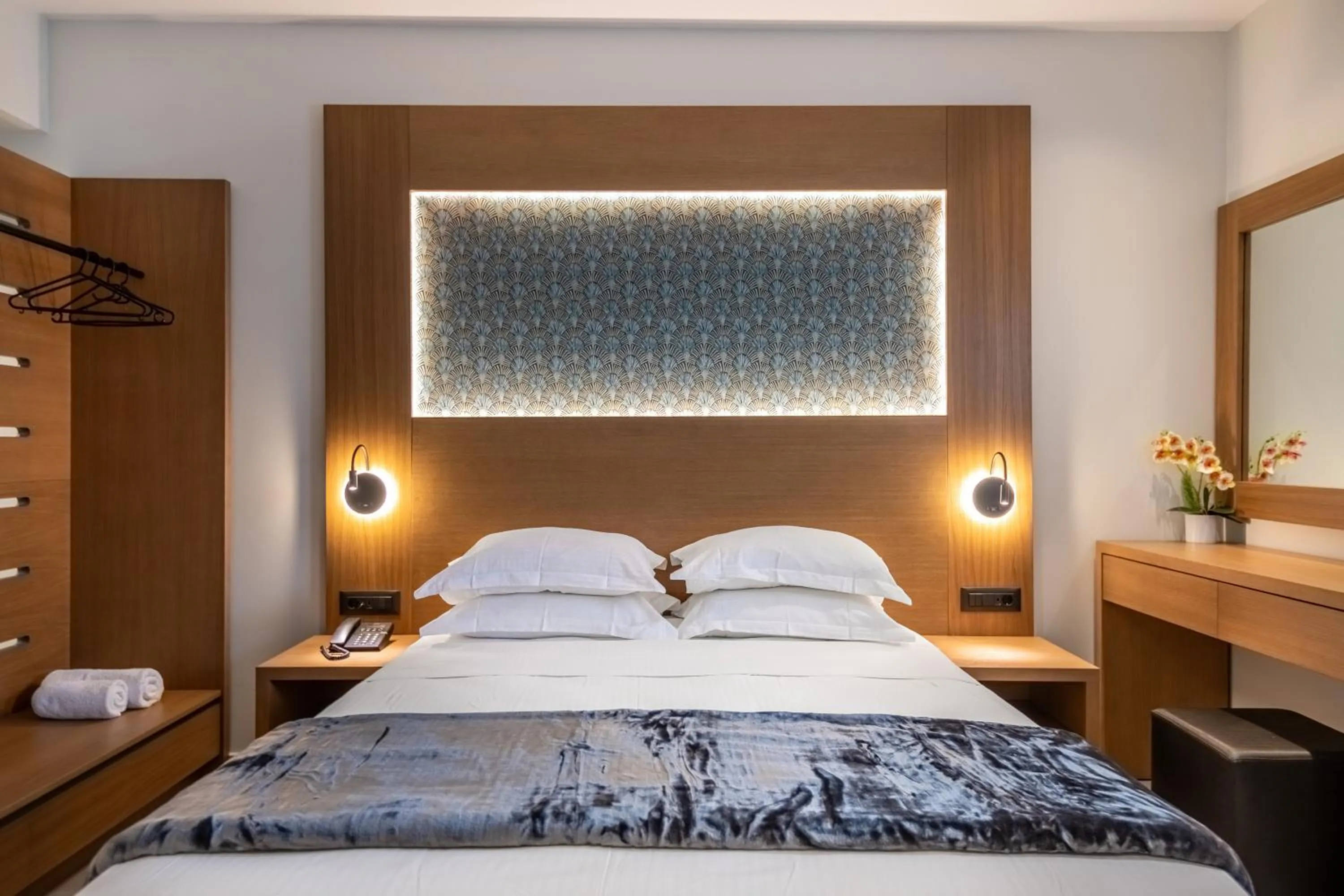 Bed in ILIOS K Village Resort