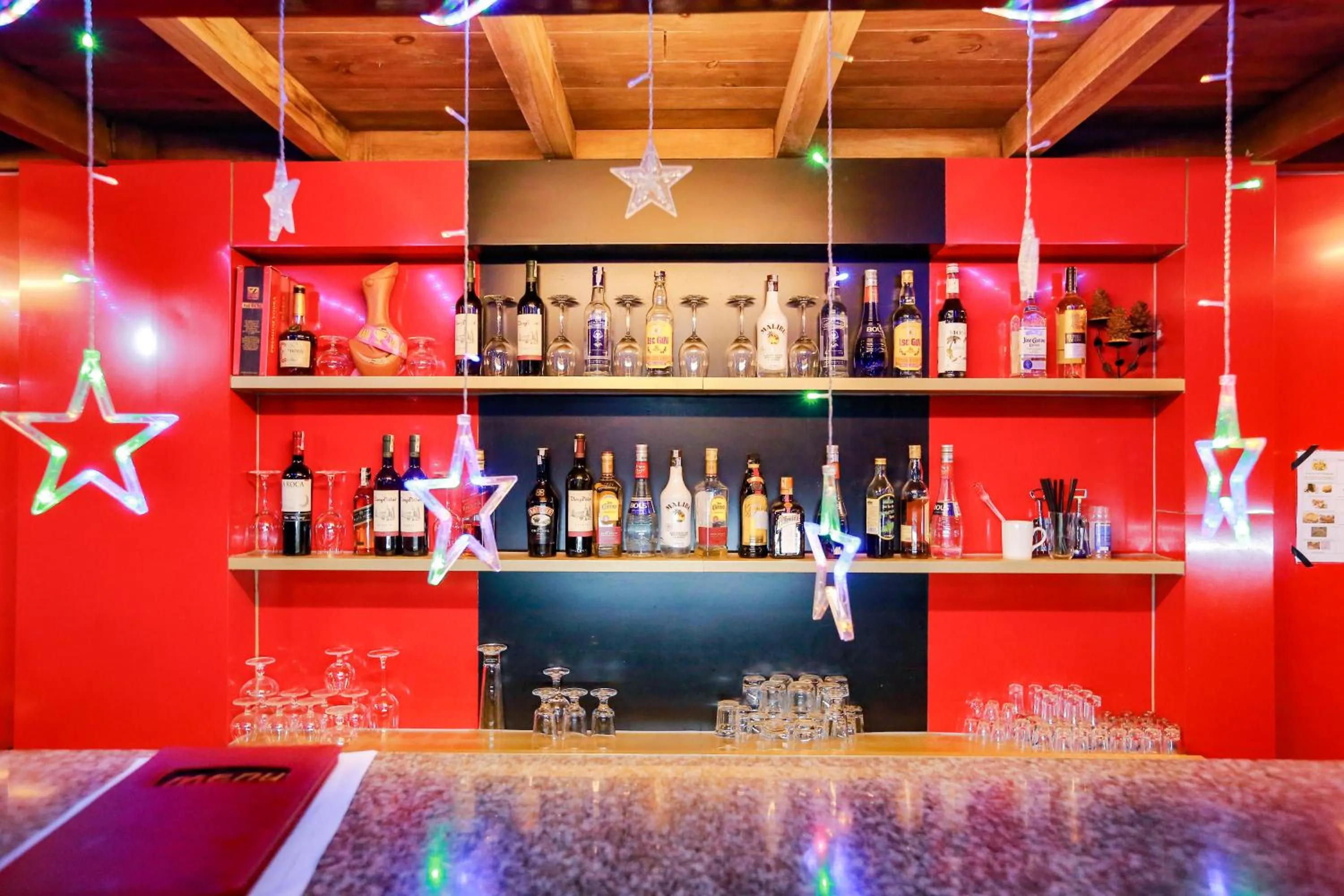 Living room in Cat Ba Eco Lodge