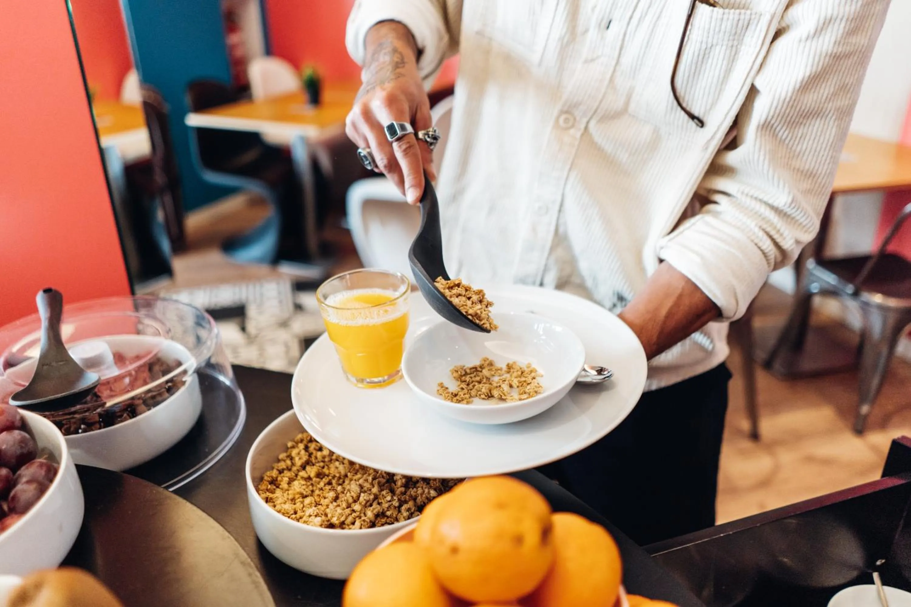 Buffet breakfast in Stay Hotel Lisboa Centro Saldanha