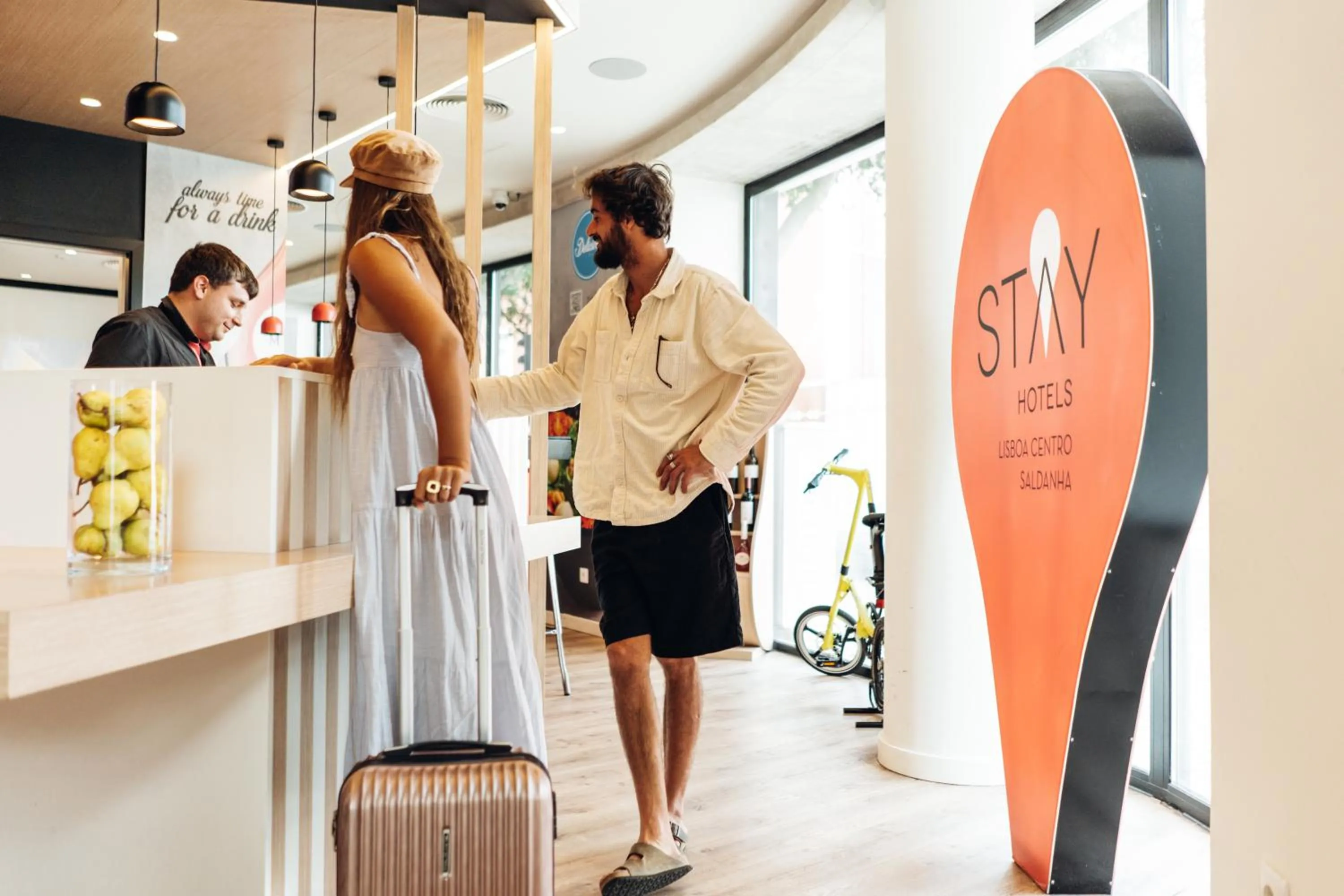 Lobby or reception in Stay Hotel Lisboa Centro Saldanha