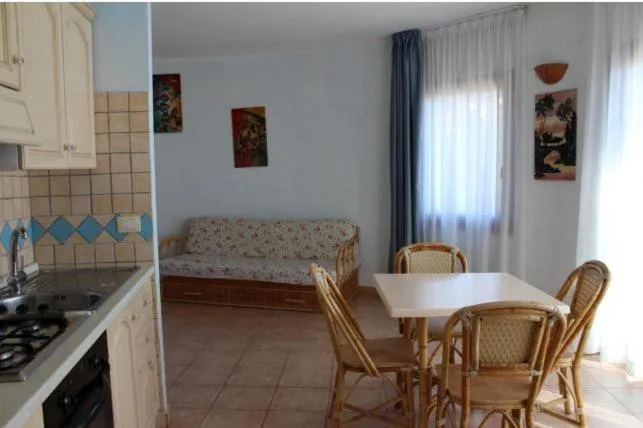 Kitchen or kitchenette in Residence Il Borgo di Porto Corallo