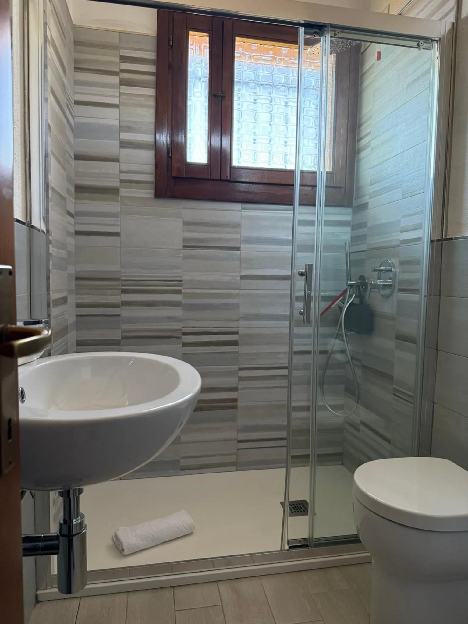 Bathroom in Residence Il Borgo di Porto Corallo