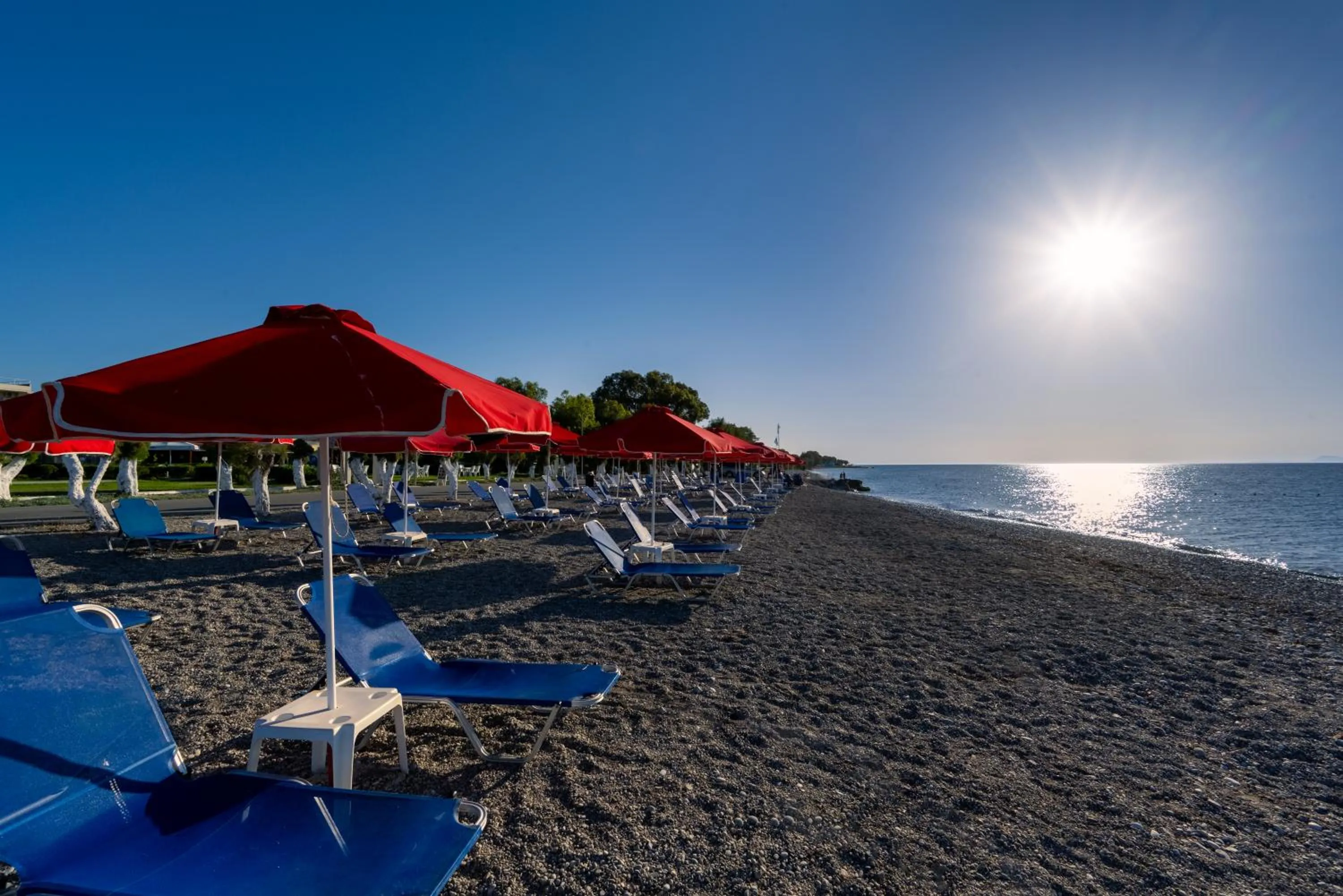 Sunset in Bayside Hotel Katsaras