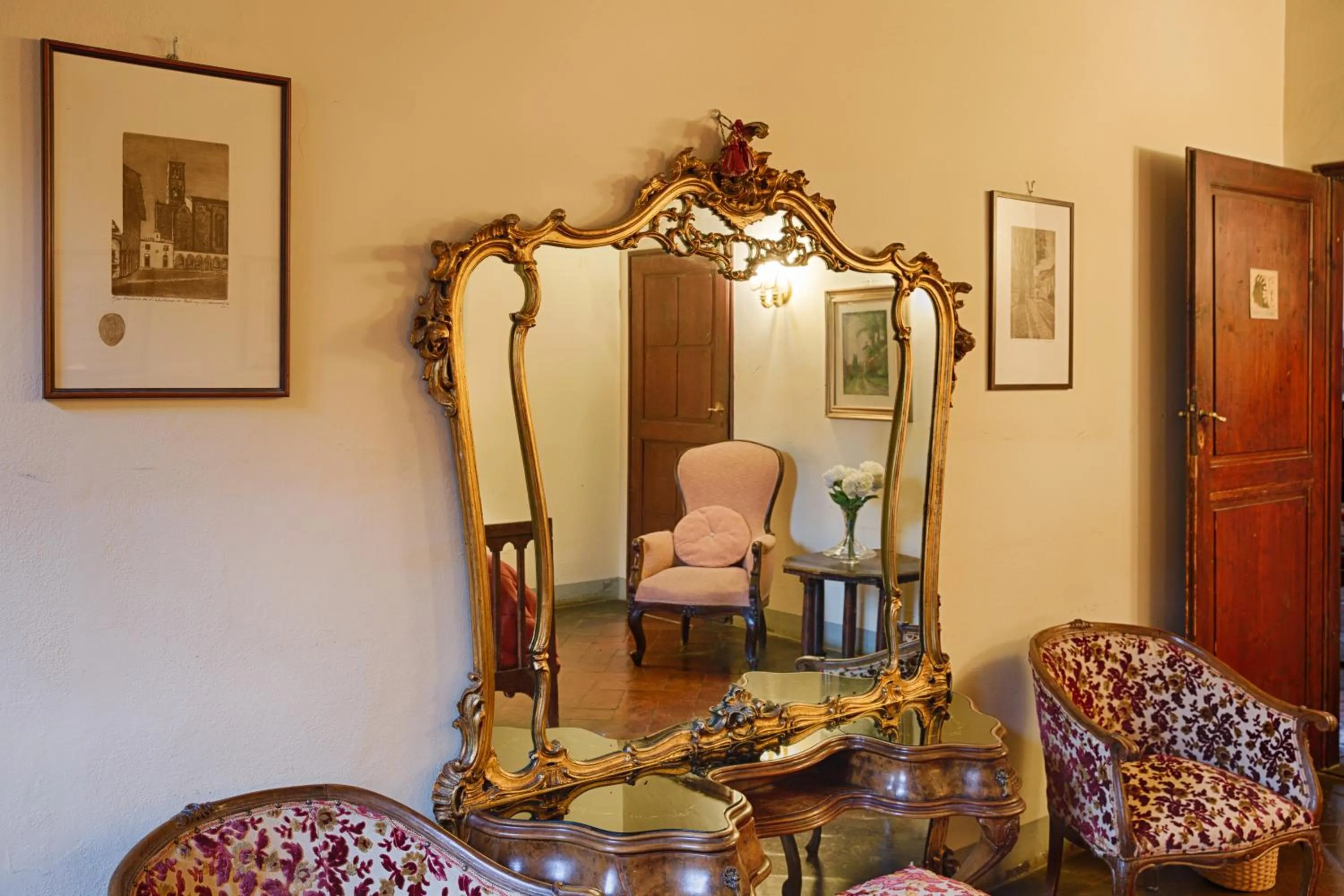 Bedroom in Villa Rucellai