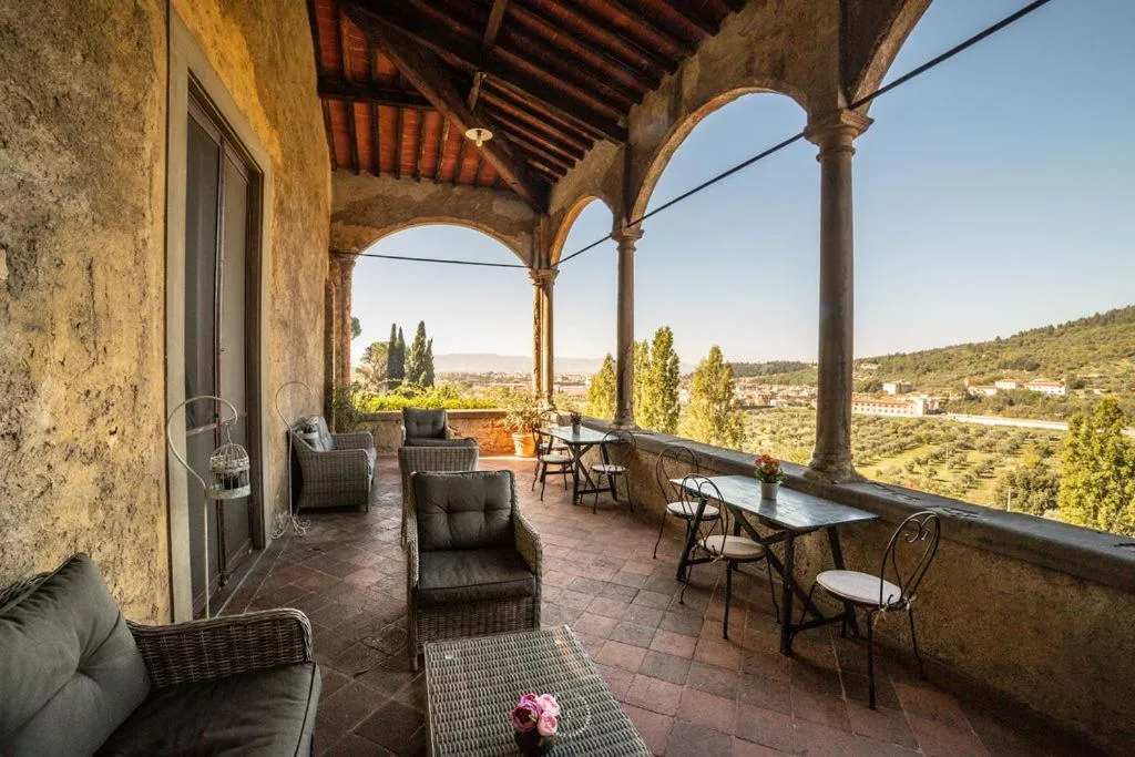 Balcony/Terrace in Villa Rucellai