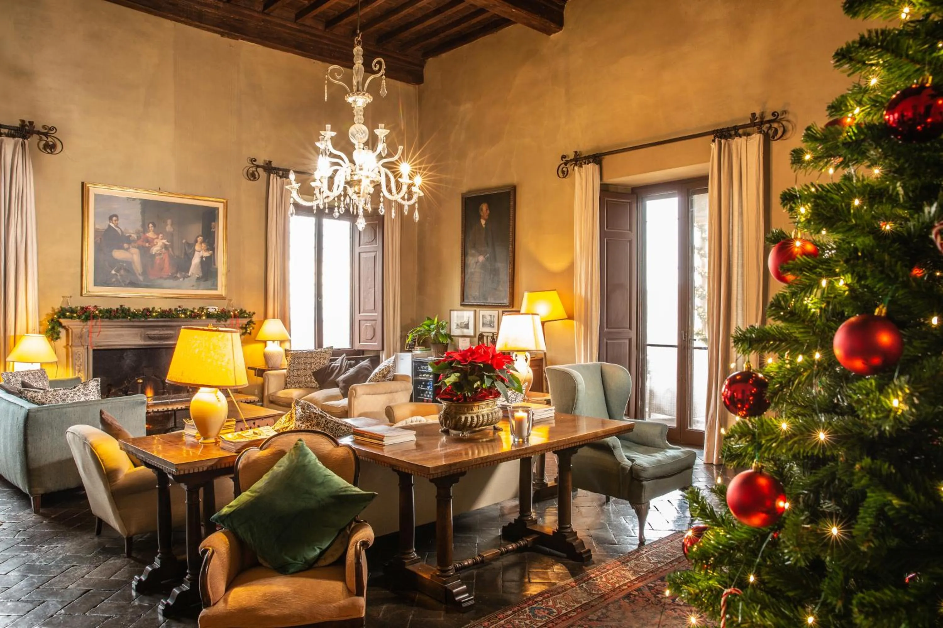 Lounge or bar in Villa Rucellai