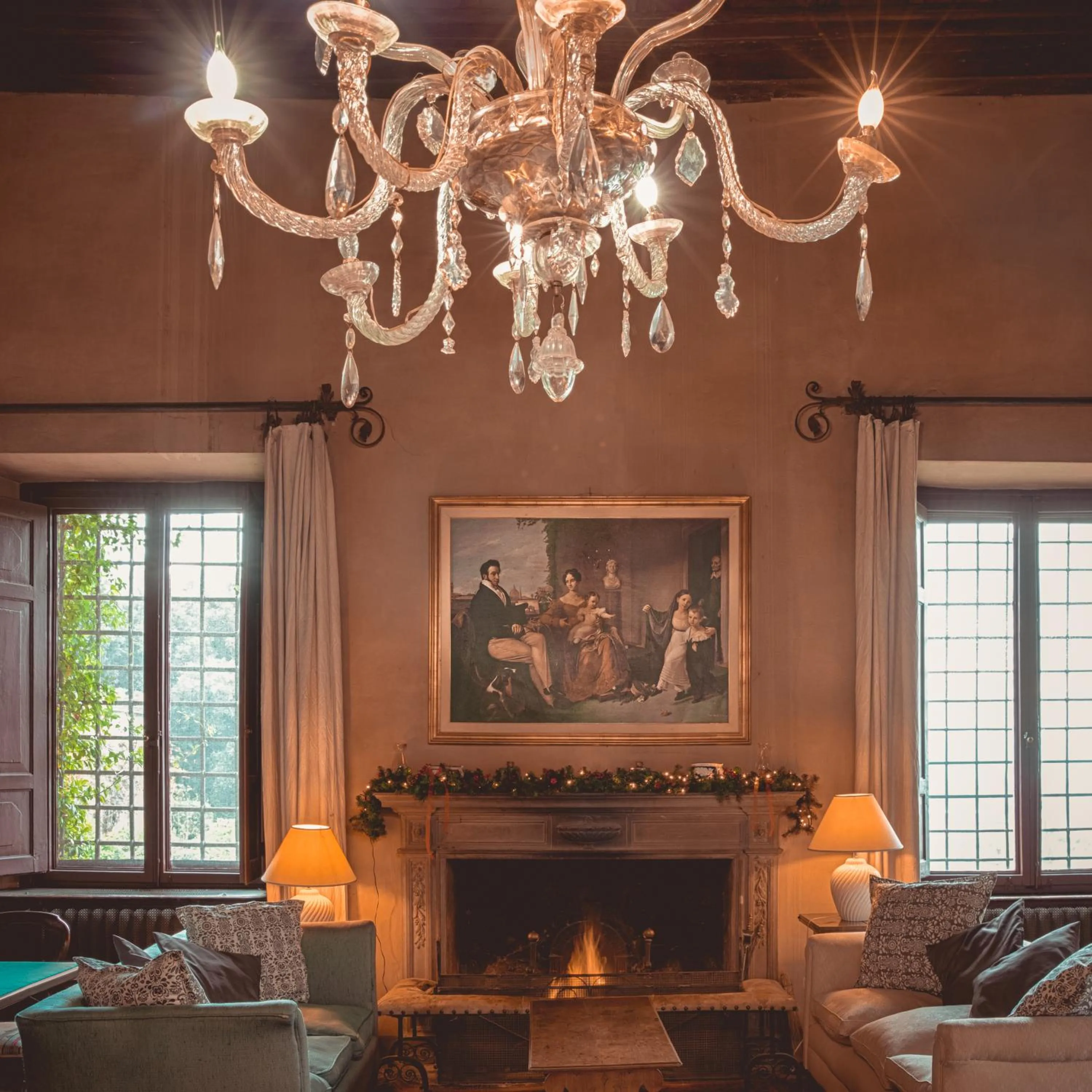 Lounge or bar in Villa Rucellai