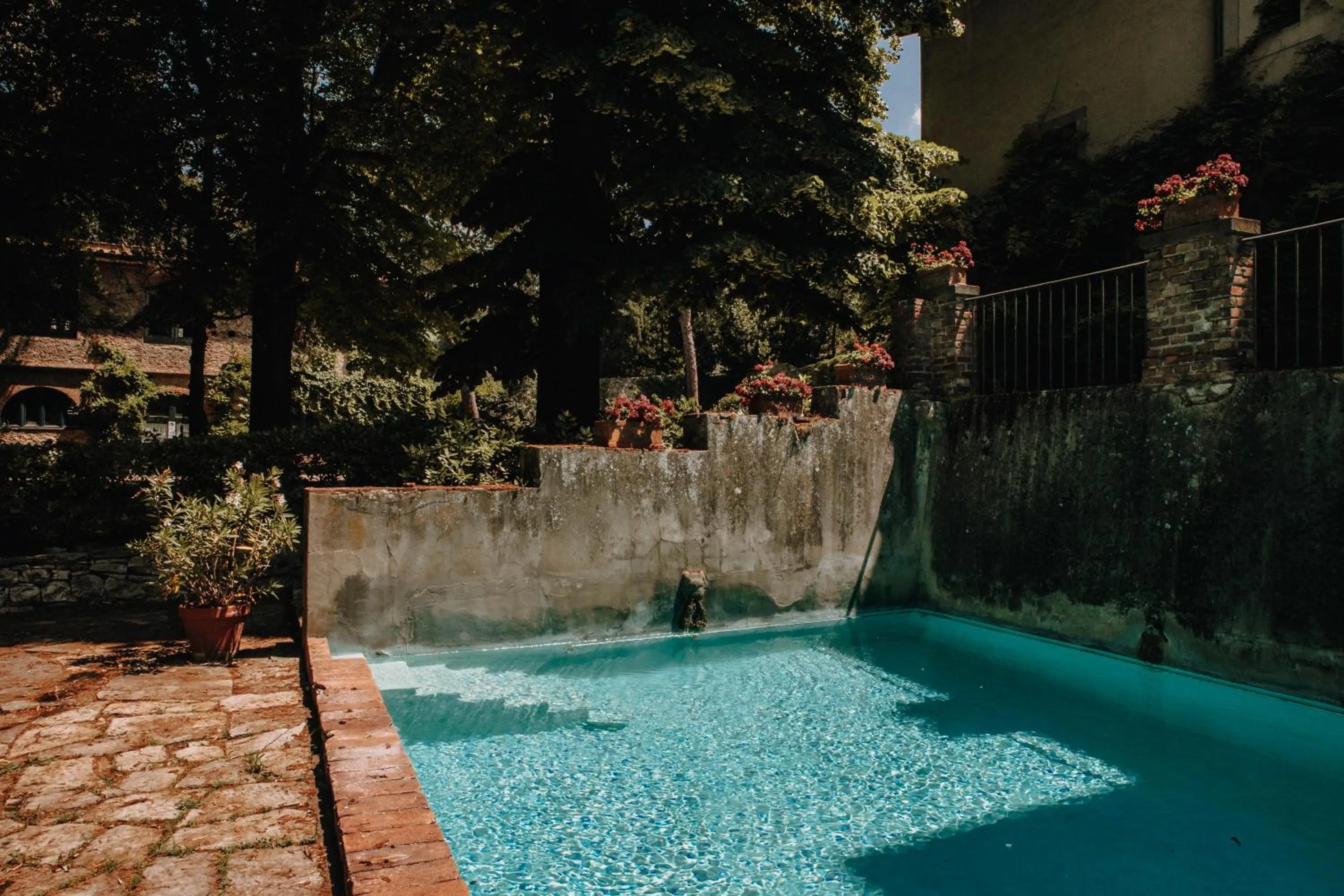 Swimming pool in Villa Rucellai