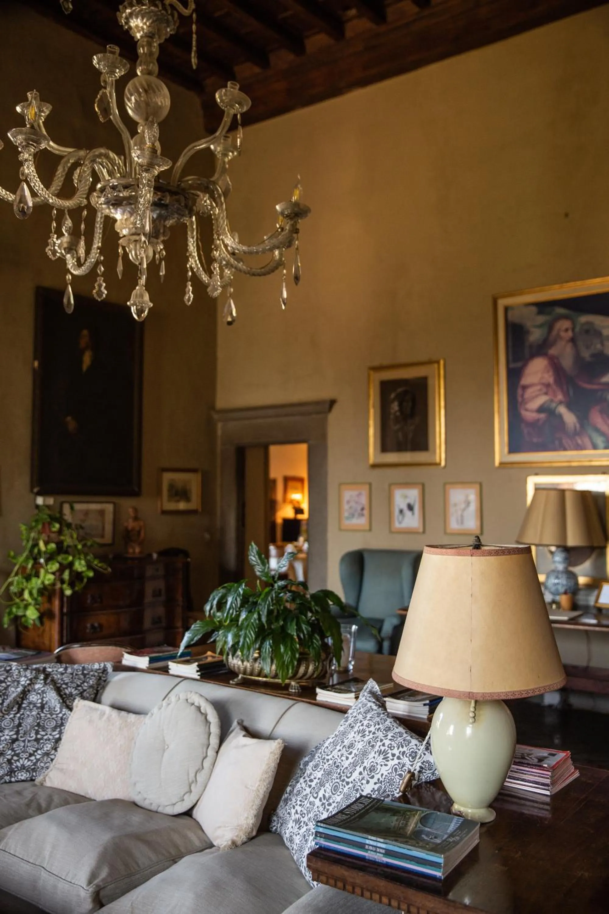 Lounge or bar in Villa Rucellai