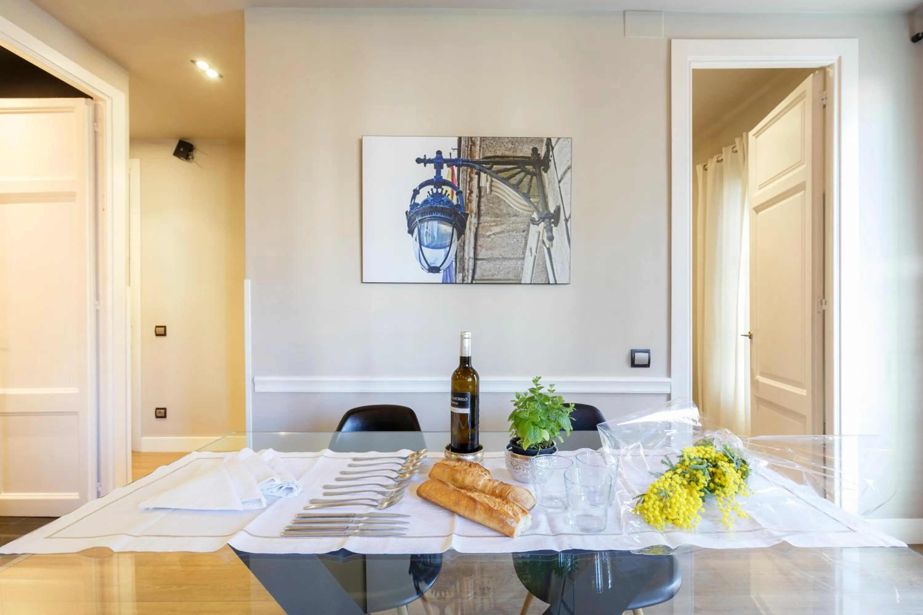 Living room in AinB Eixample-Miro Apartments