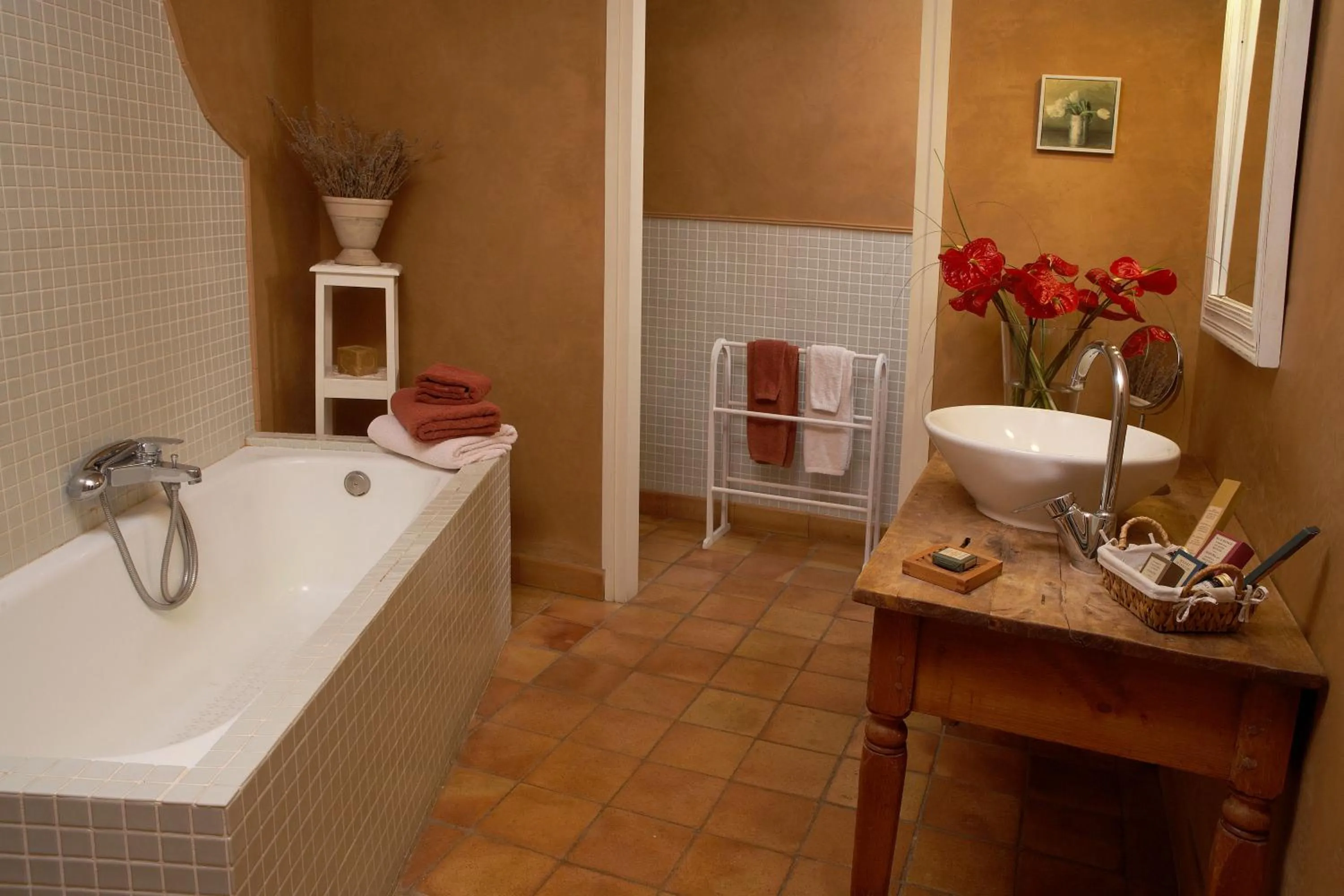 Bathroom in Hotel la Plaça Madremanya