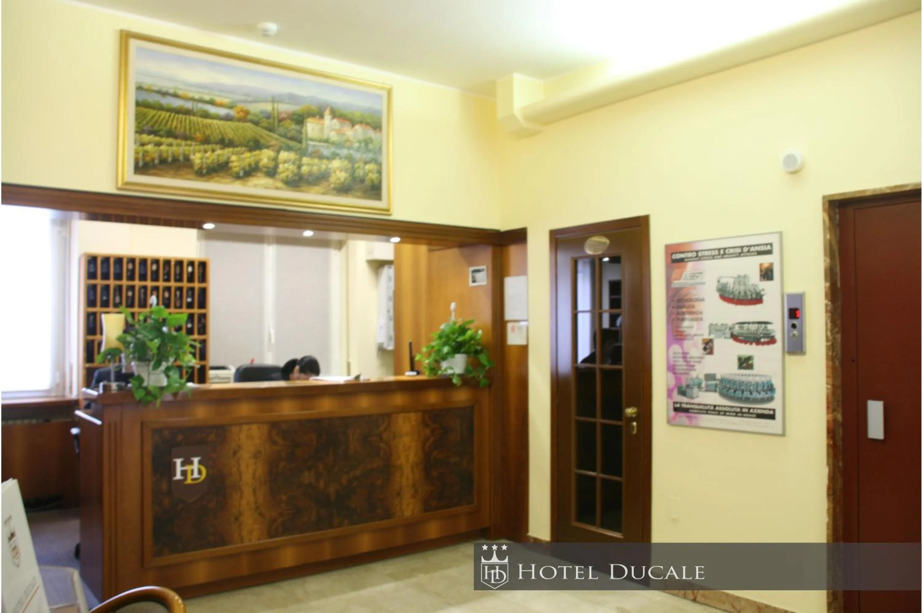 Lobby or reception in Hotel Ducale