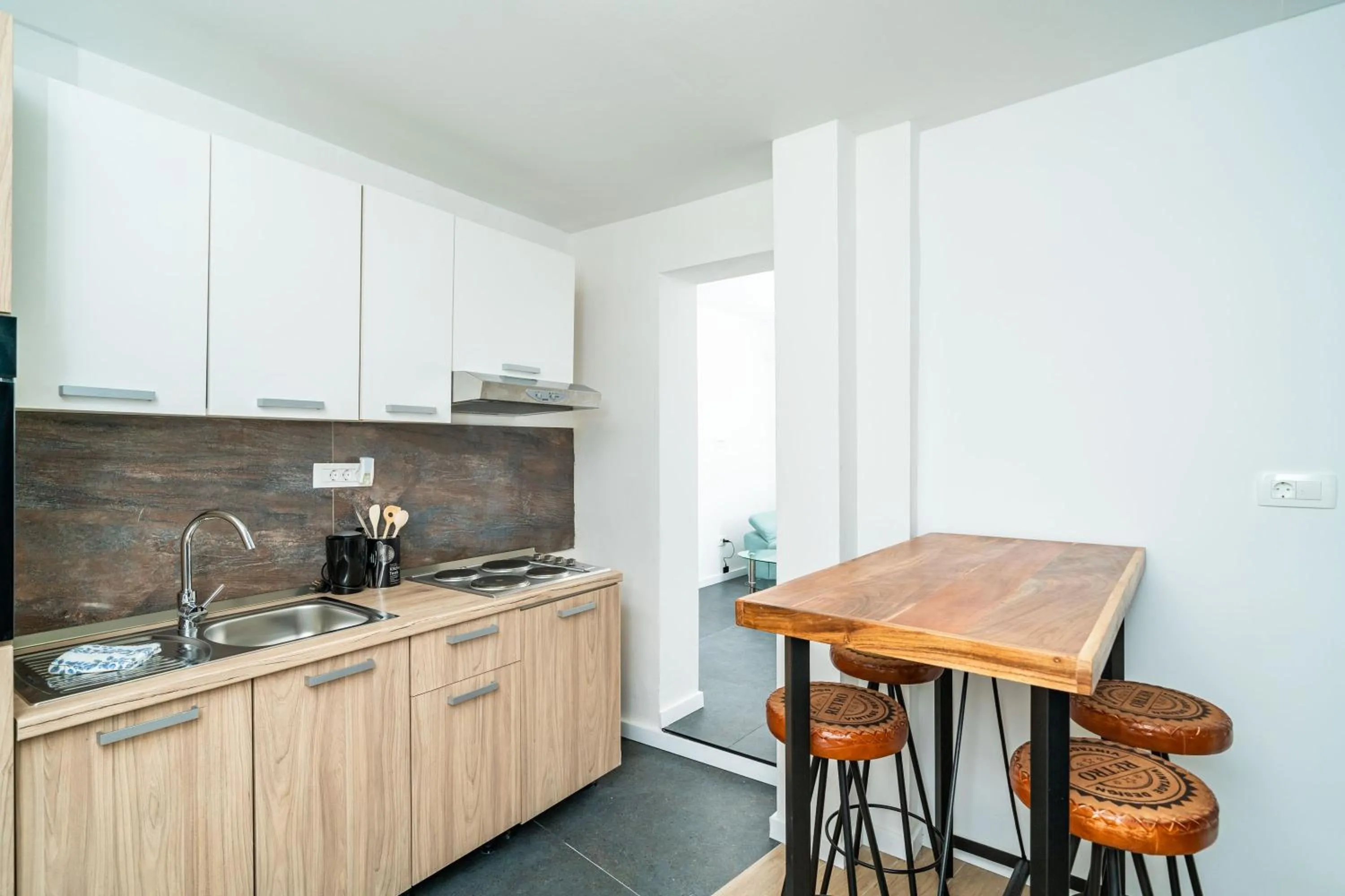 Kitchen or kitchenette in Apartments Dub