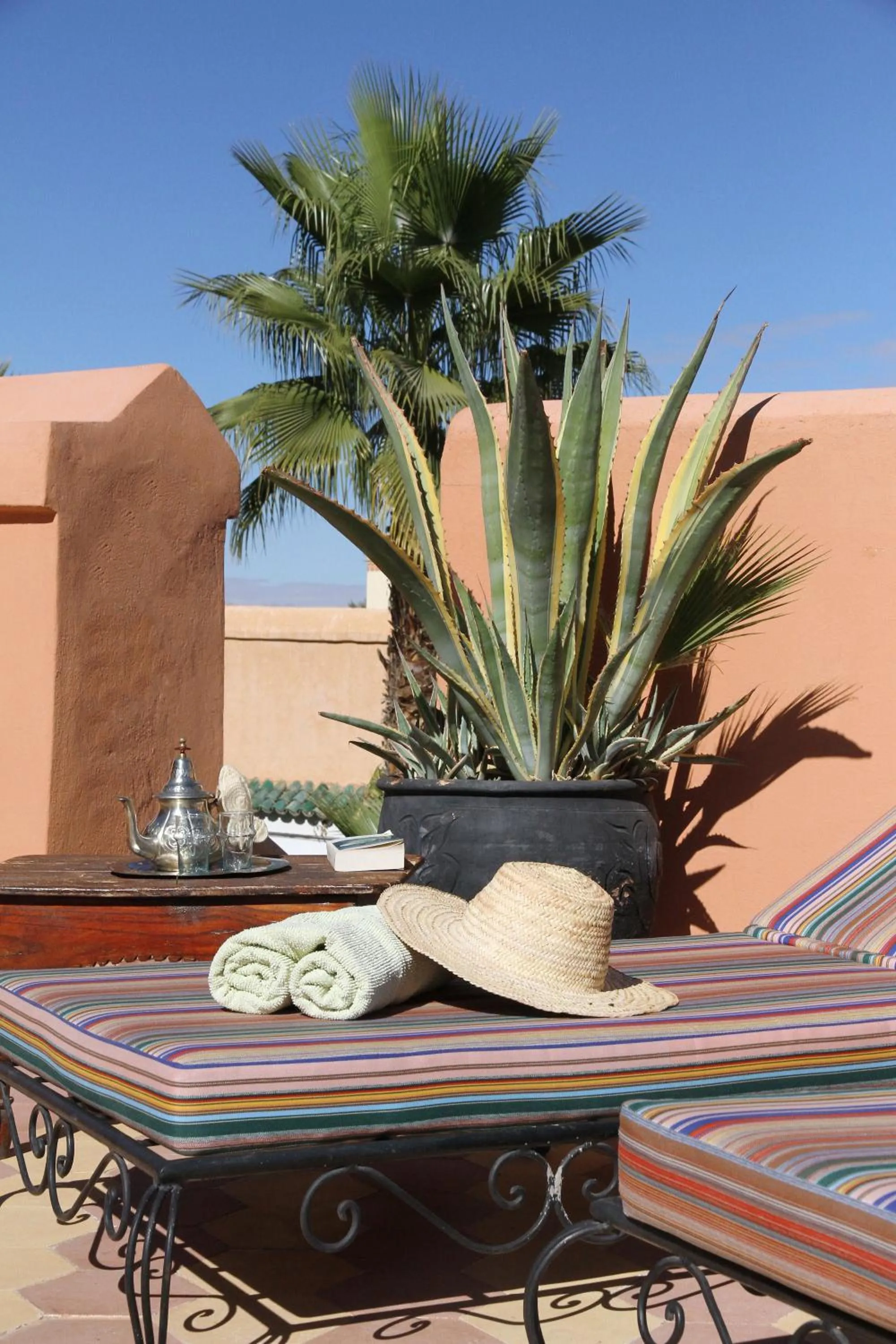 Balcony/Terrace in Riad Laila
