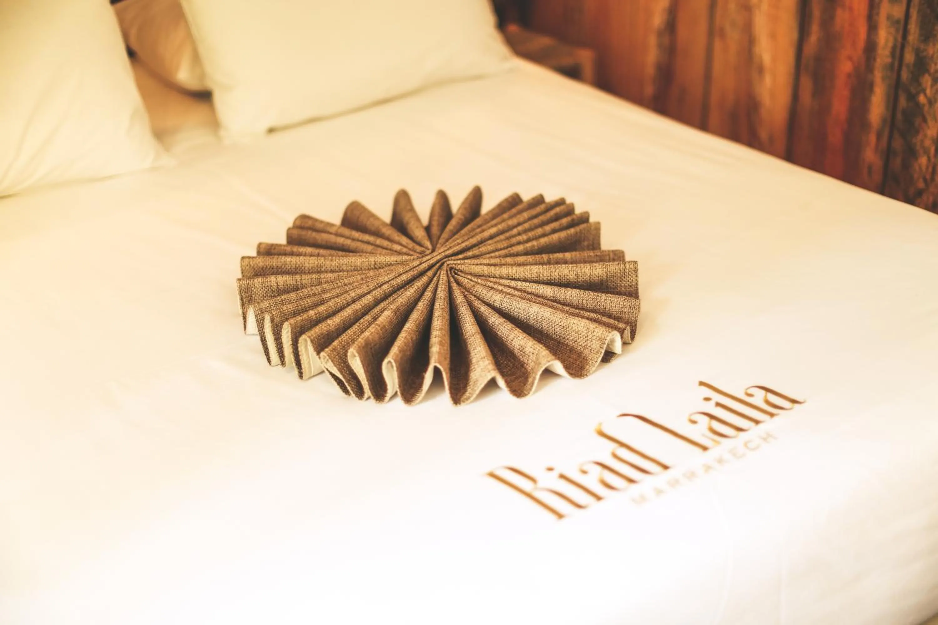 Decorative detail, Bed in Riad Laila