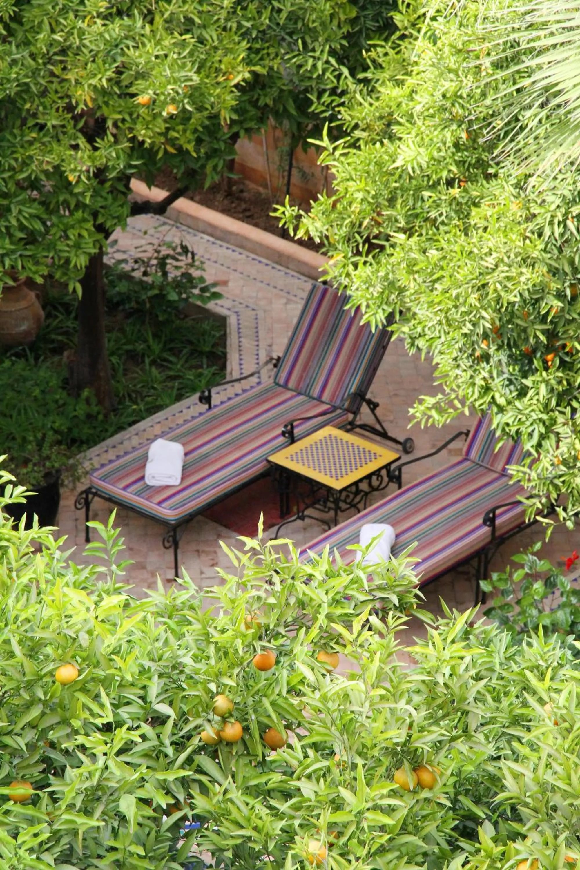 Balcony/Terrace in Riad Laila