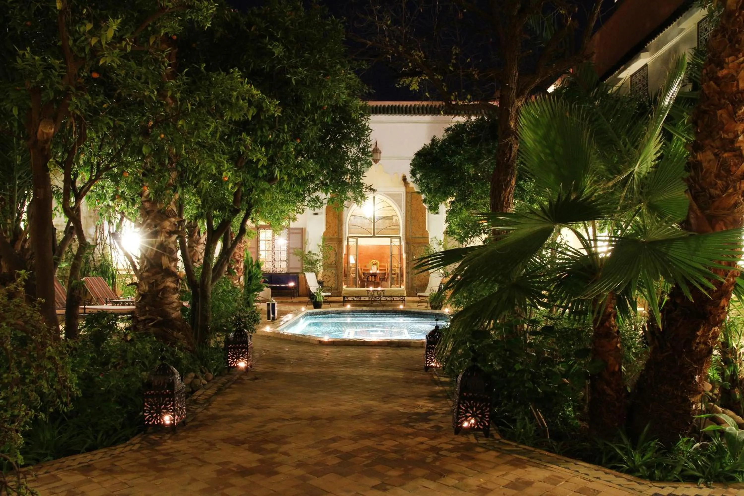 Swimming pool in Riad Laila