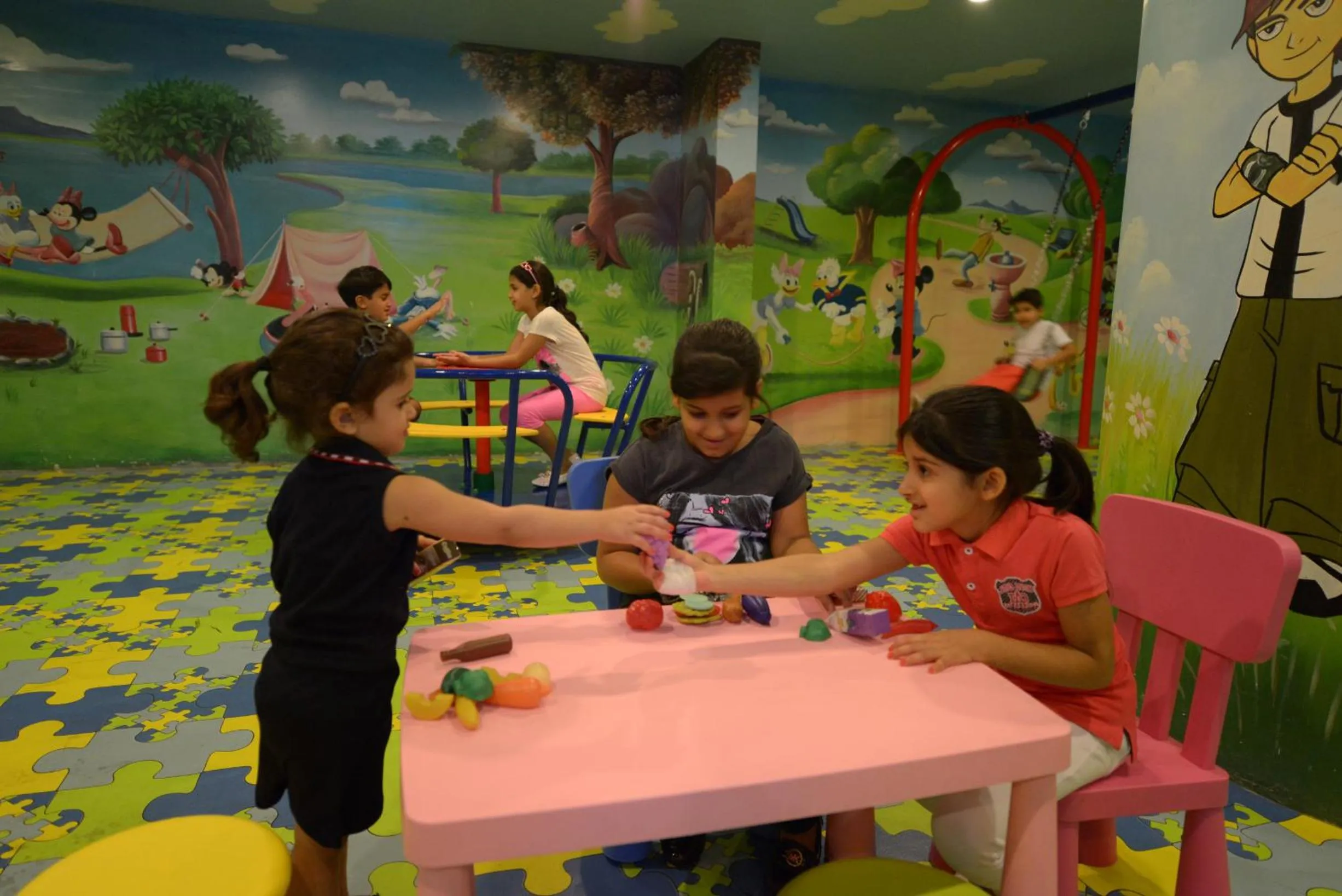 Children play ground in Boudl Al Woroud بودل الورود