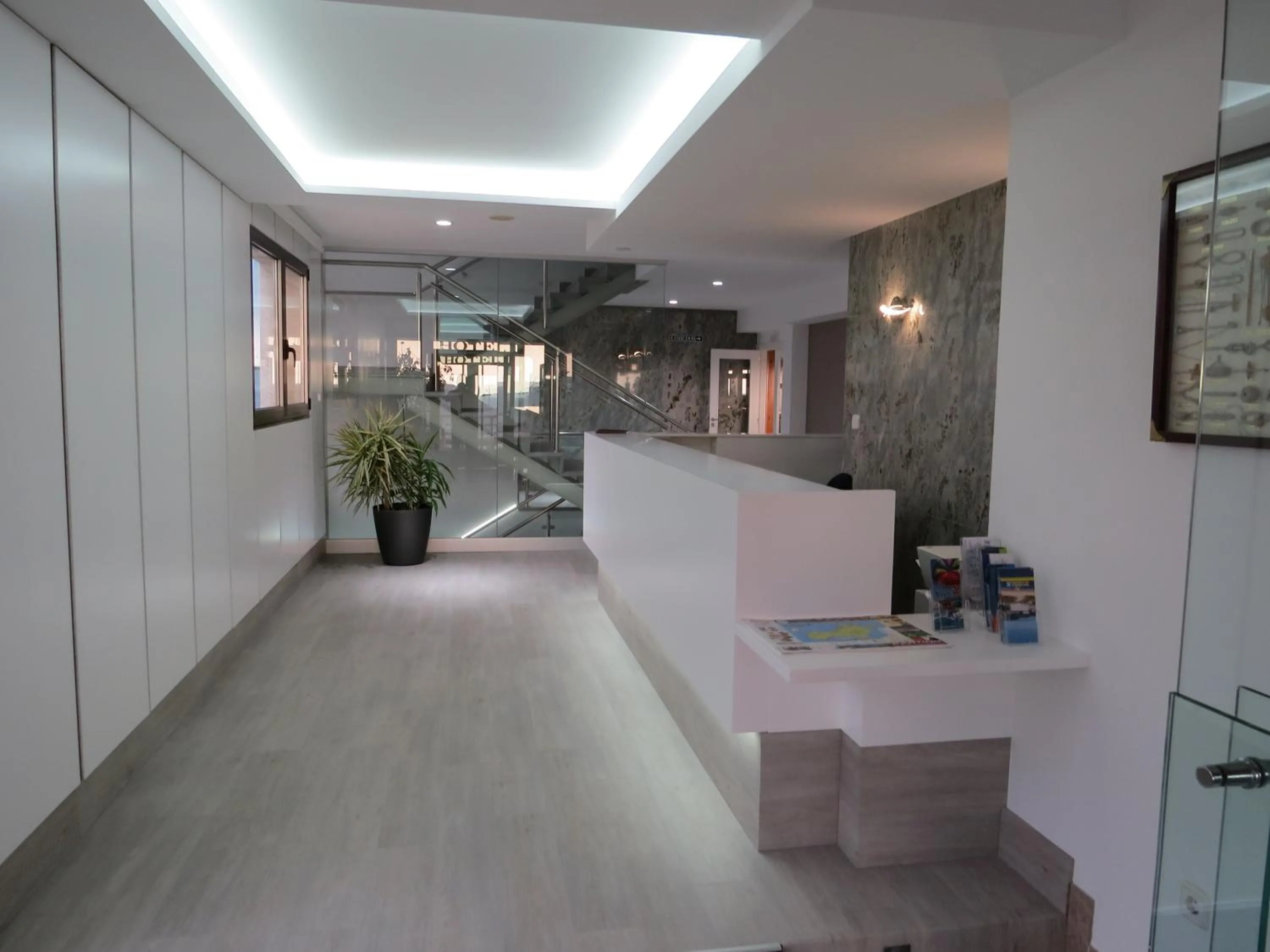 Lobby or reception in Hotel La Lanzada