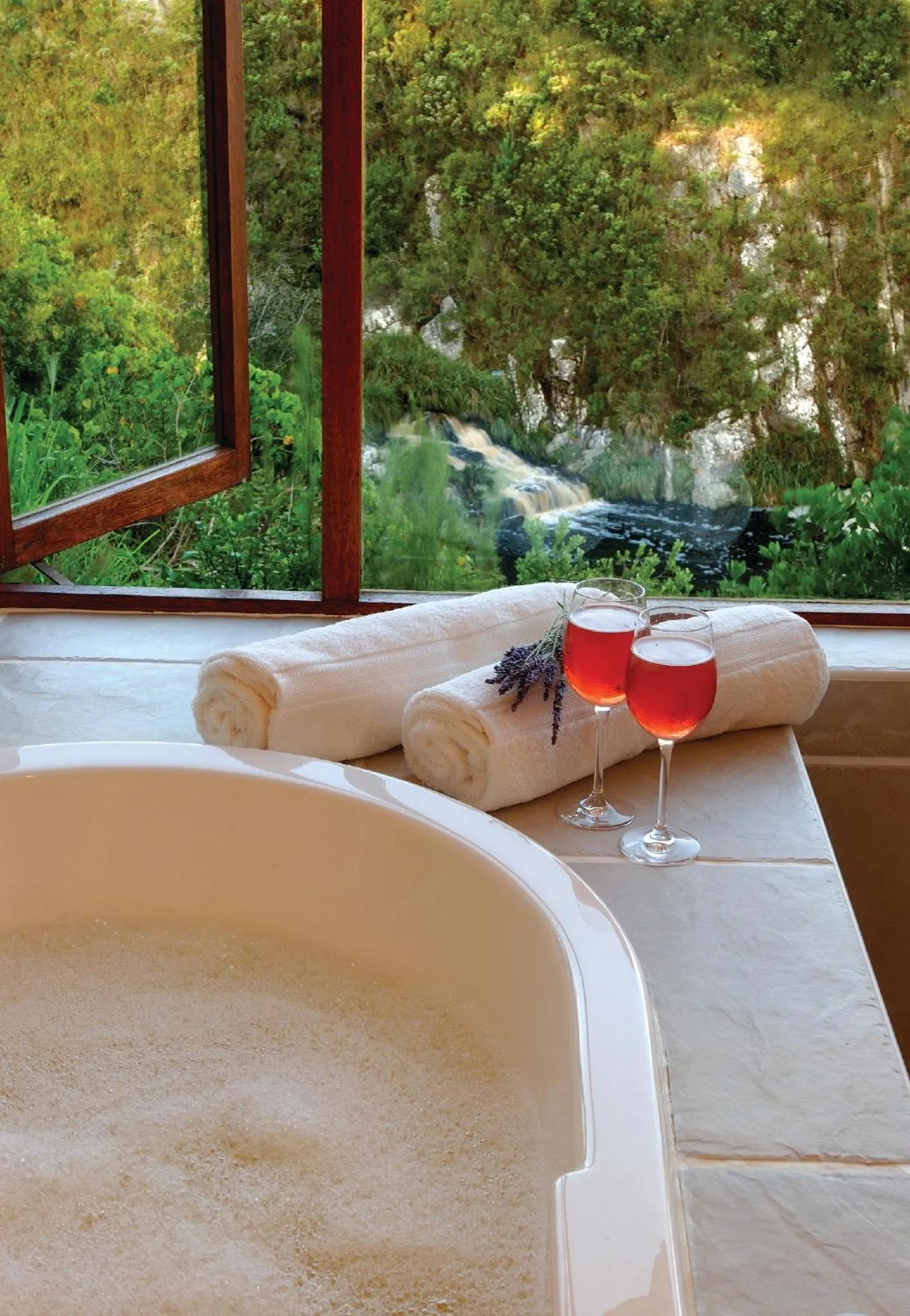 Bathroom in The Fernery Lodge & Spa