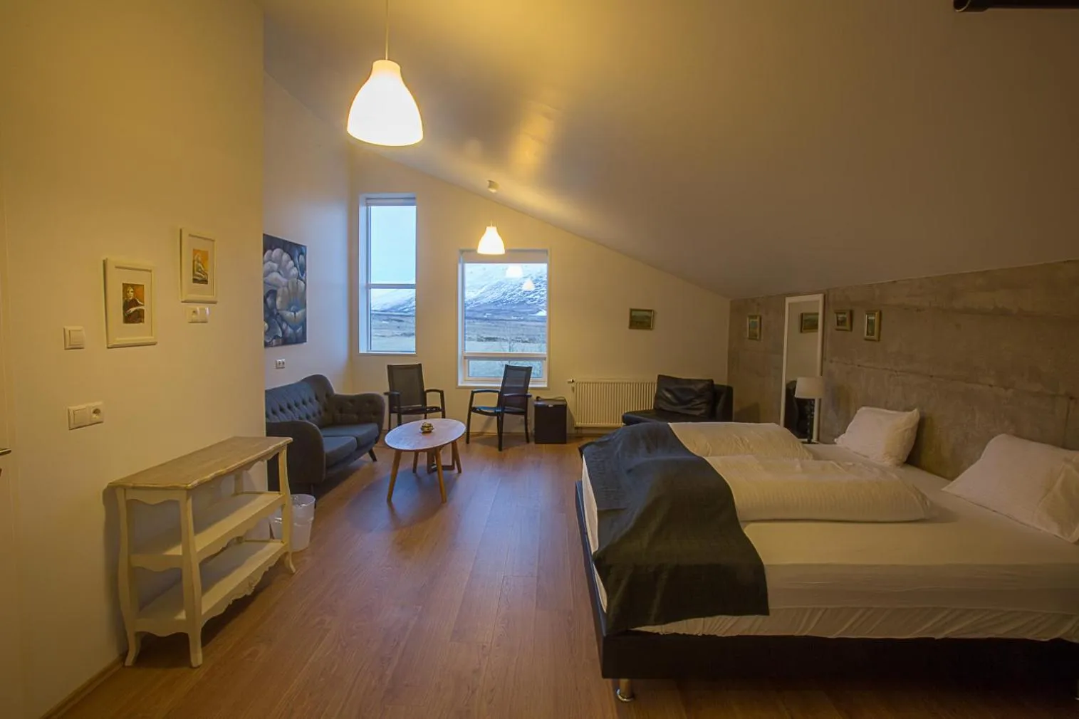 Photo of the whole room, Bed in Vogur Country Lodge