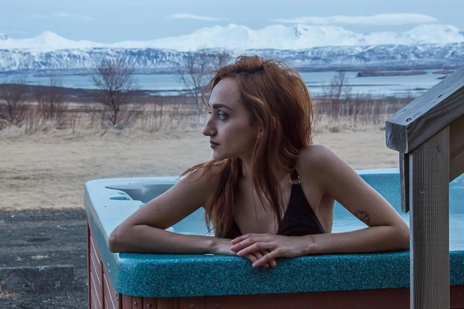 Hot Tub in Vogur Country Lodge