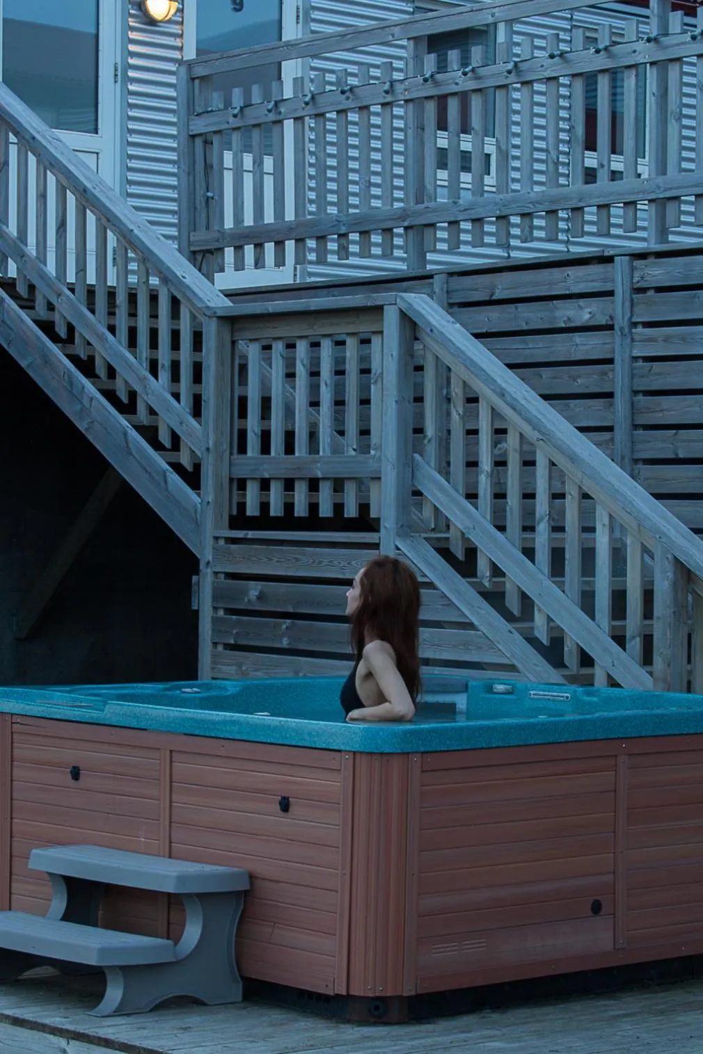 Hot Tub in Vogur Country Lodge