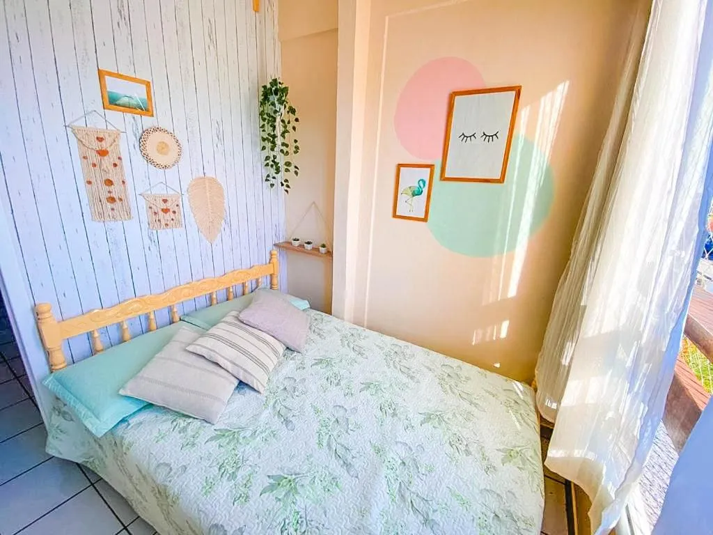 Bed in Apto lindo e aconchegante com piscina 202A