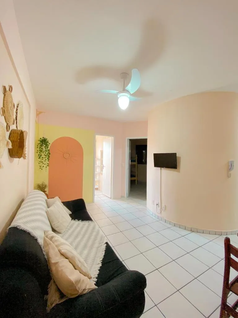 TV and multimedia, Bed in Apto lindo e aconchegante com piscina 202A