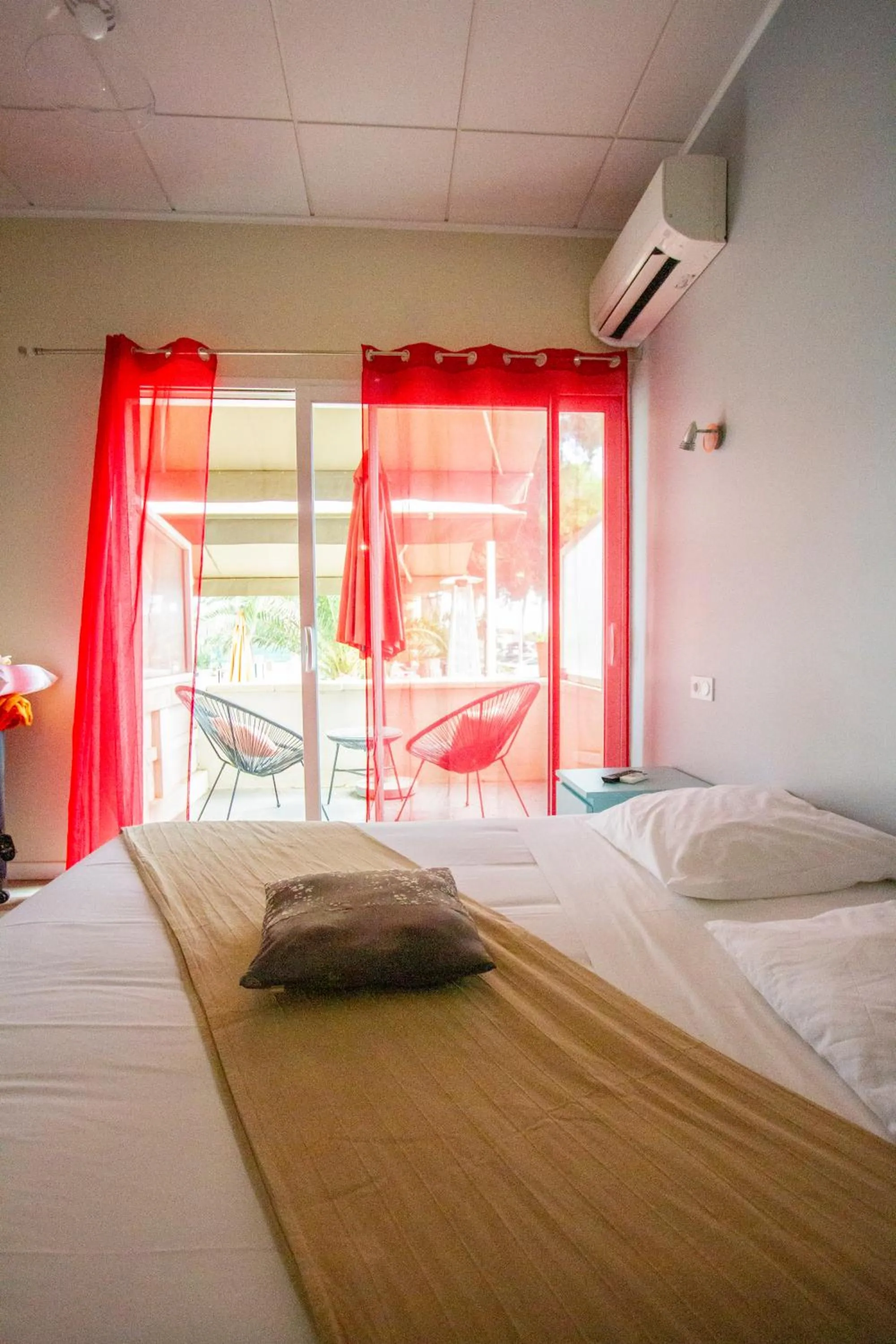 Bed in Hotel Le Ceinturon