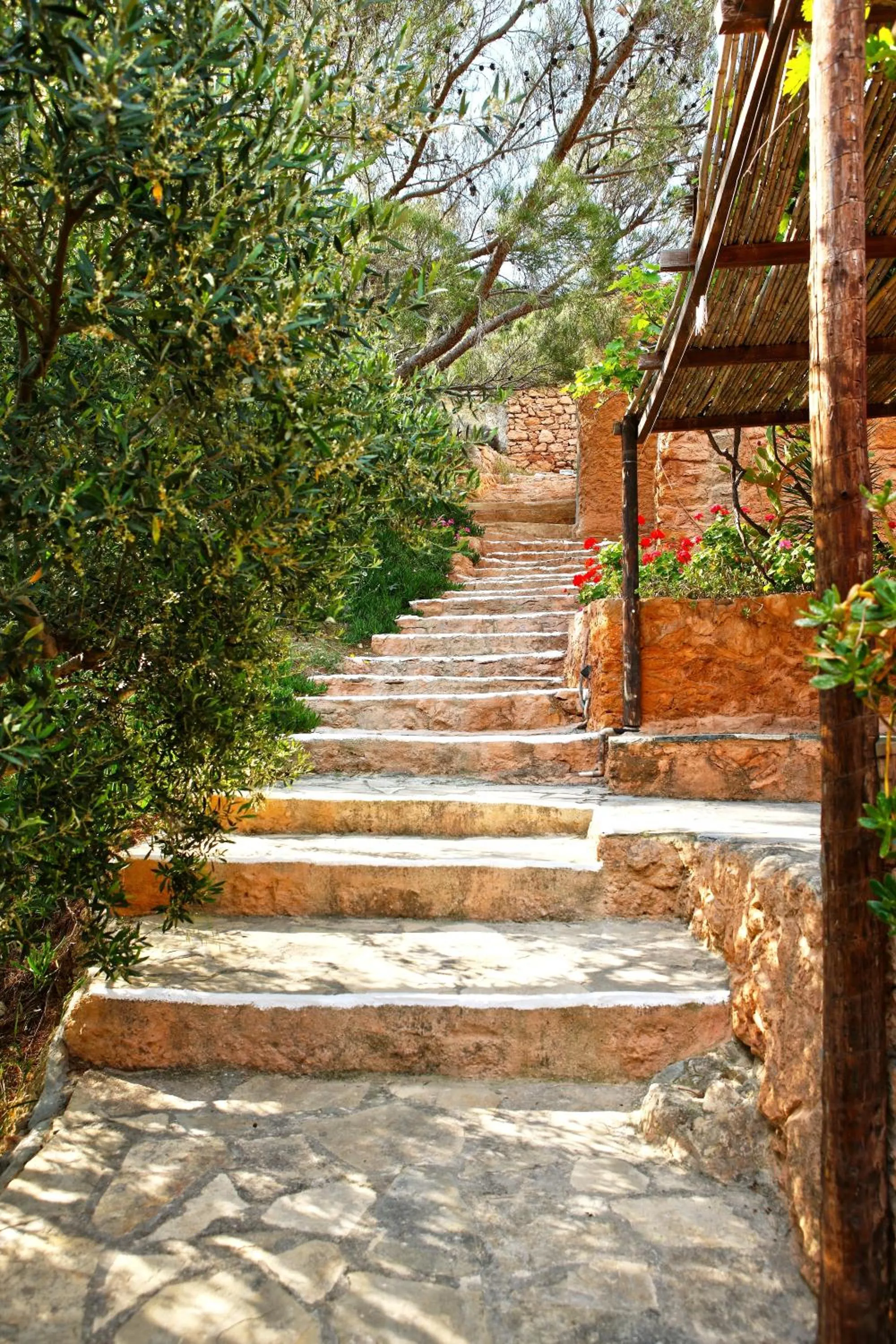 Day in Aspros Potamos