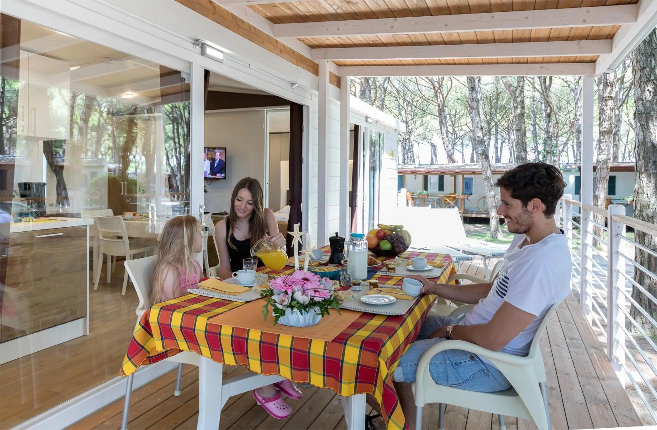 Balcony/Terrace in Vela Blu Camping Village