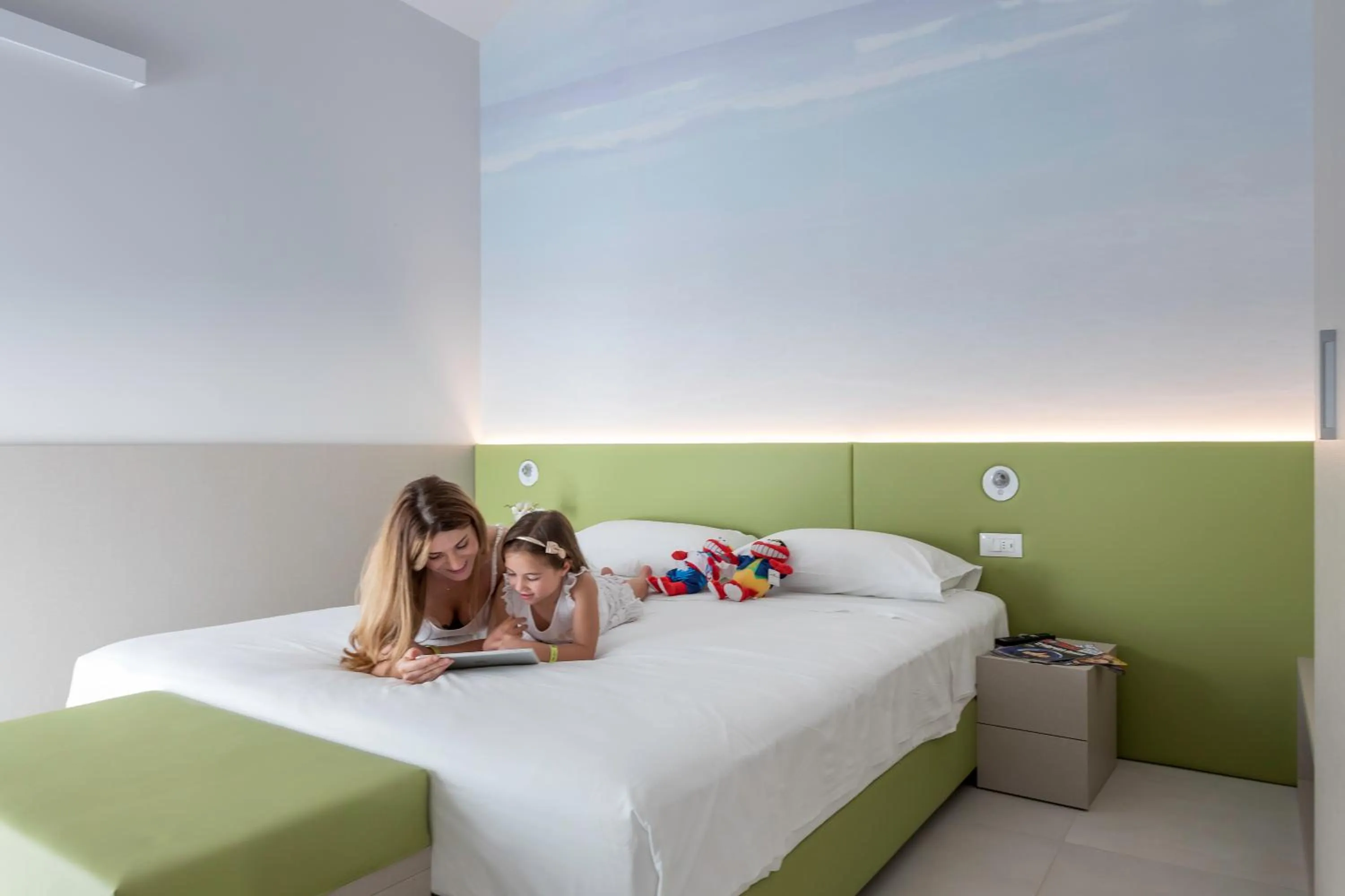 People, Bed in Vela Blu Camping Village