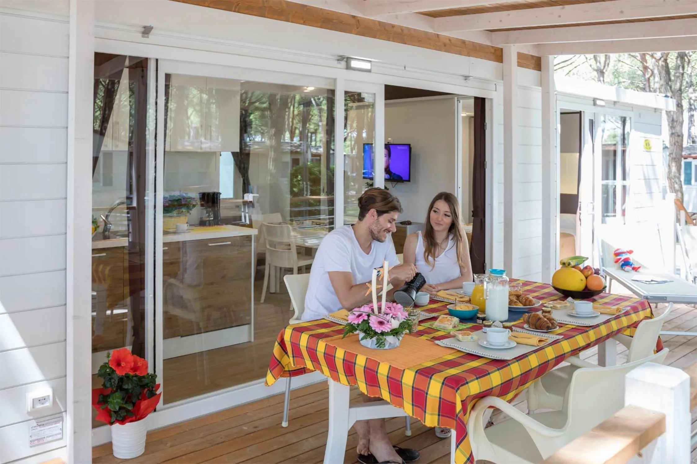 Patio in Vela Blu Camping Village