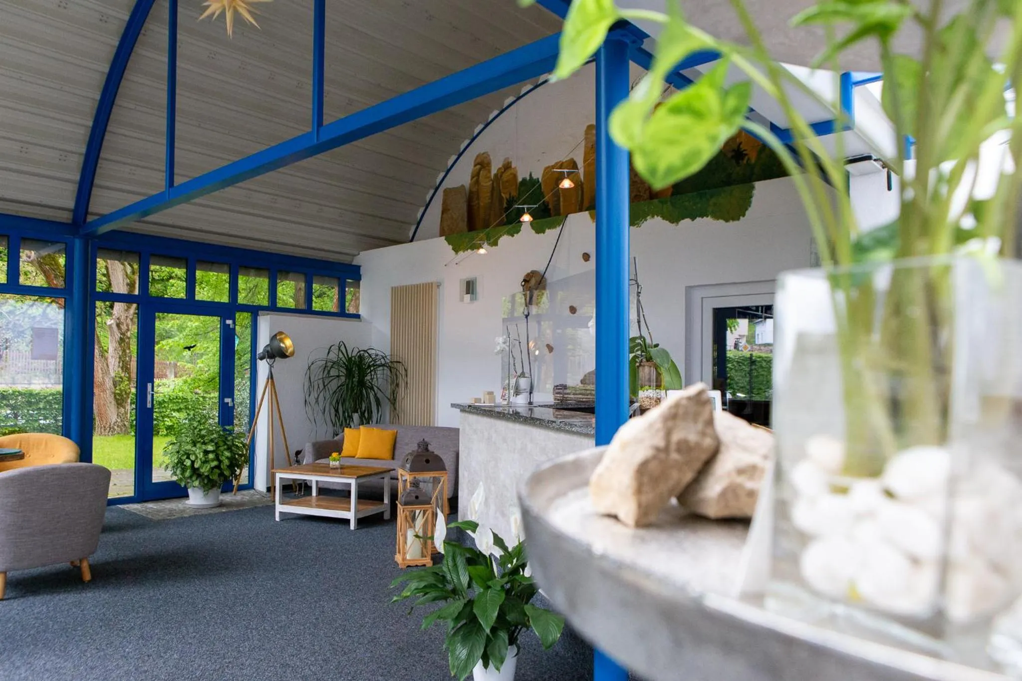 Lobby or reception in Hotel garni Grundmühle