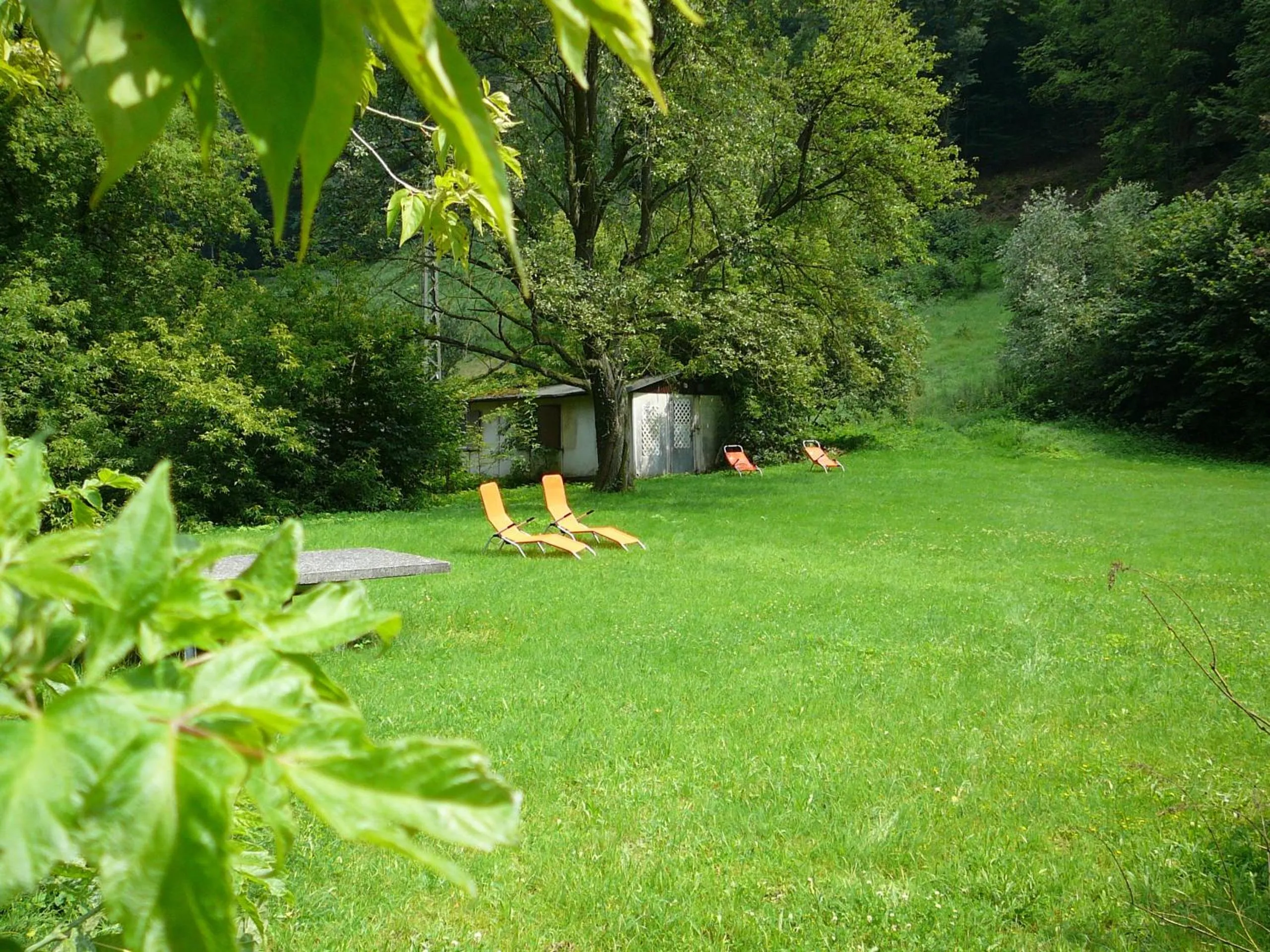 Garden in Hotel garni Grundmühle