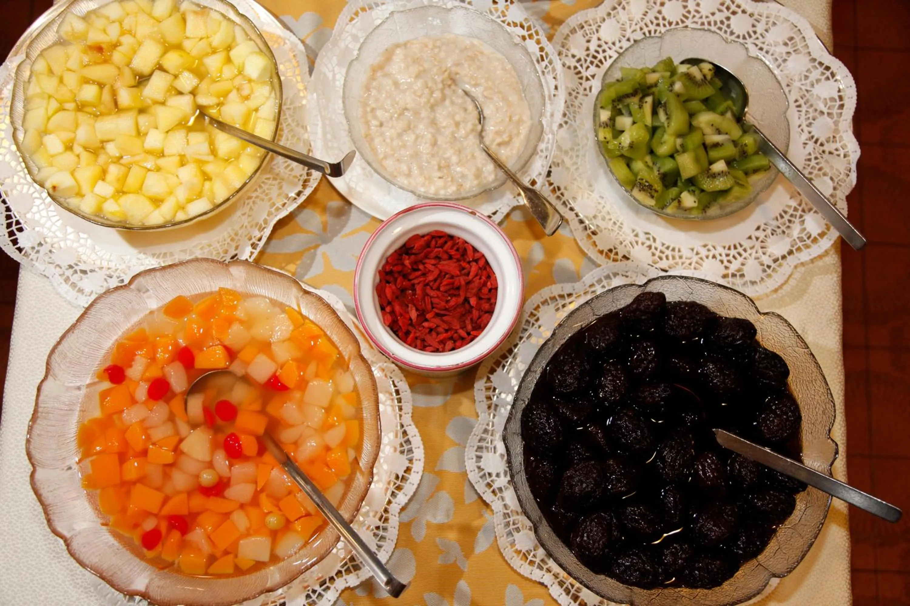 Breakfast in Hotel Villa Rosa